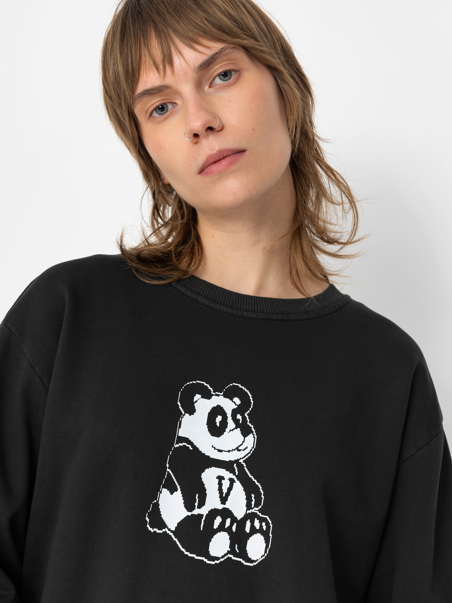 Vans Pandamonium Bff Crew Wmn Sweatshirt (black)