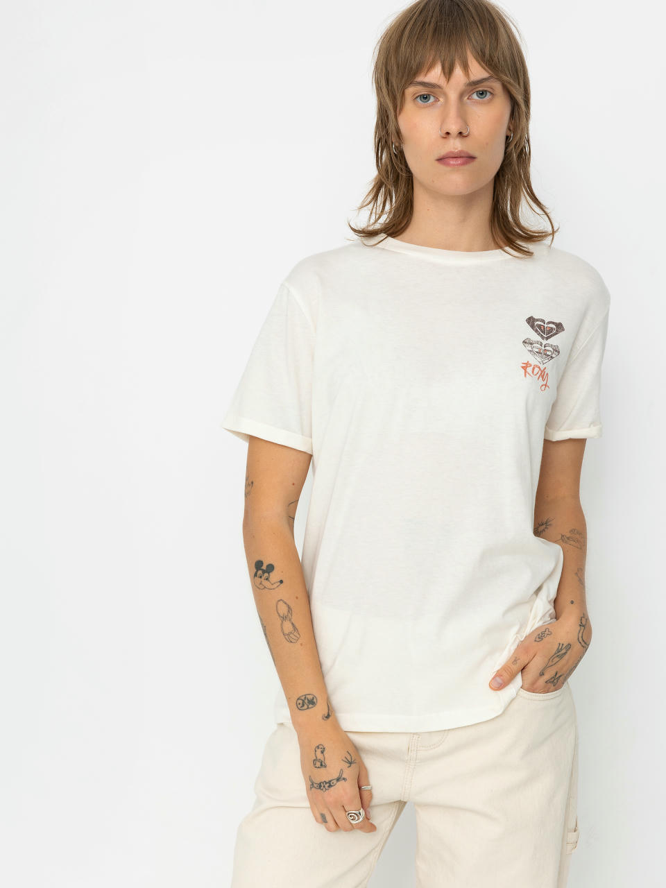 Roxy Noon Ocean Art Wmn T-Shirt (egret)