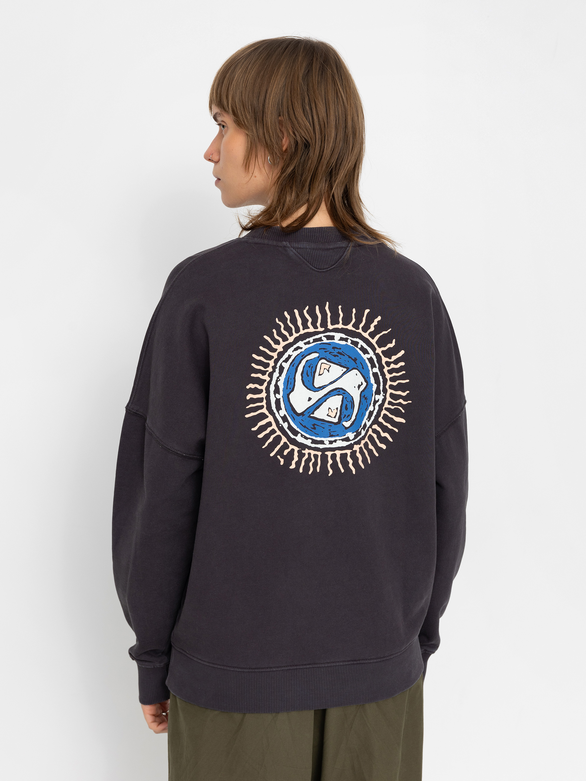 Quiksilver Sweatshirt Uni Oversized Crew Wmn (tarmac)