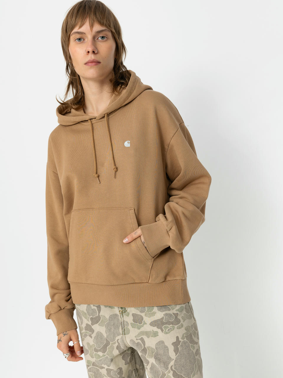 Carhartt WIP Hoodie Casey HD Wmn (peanut/silver)