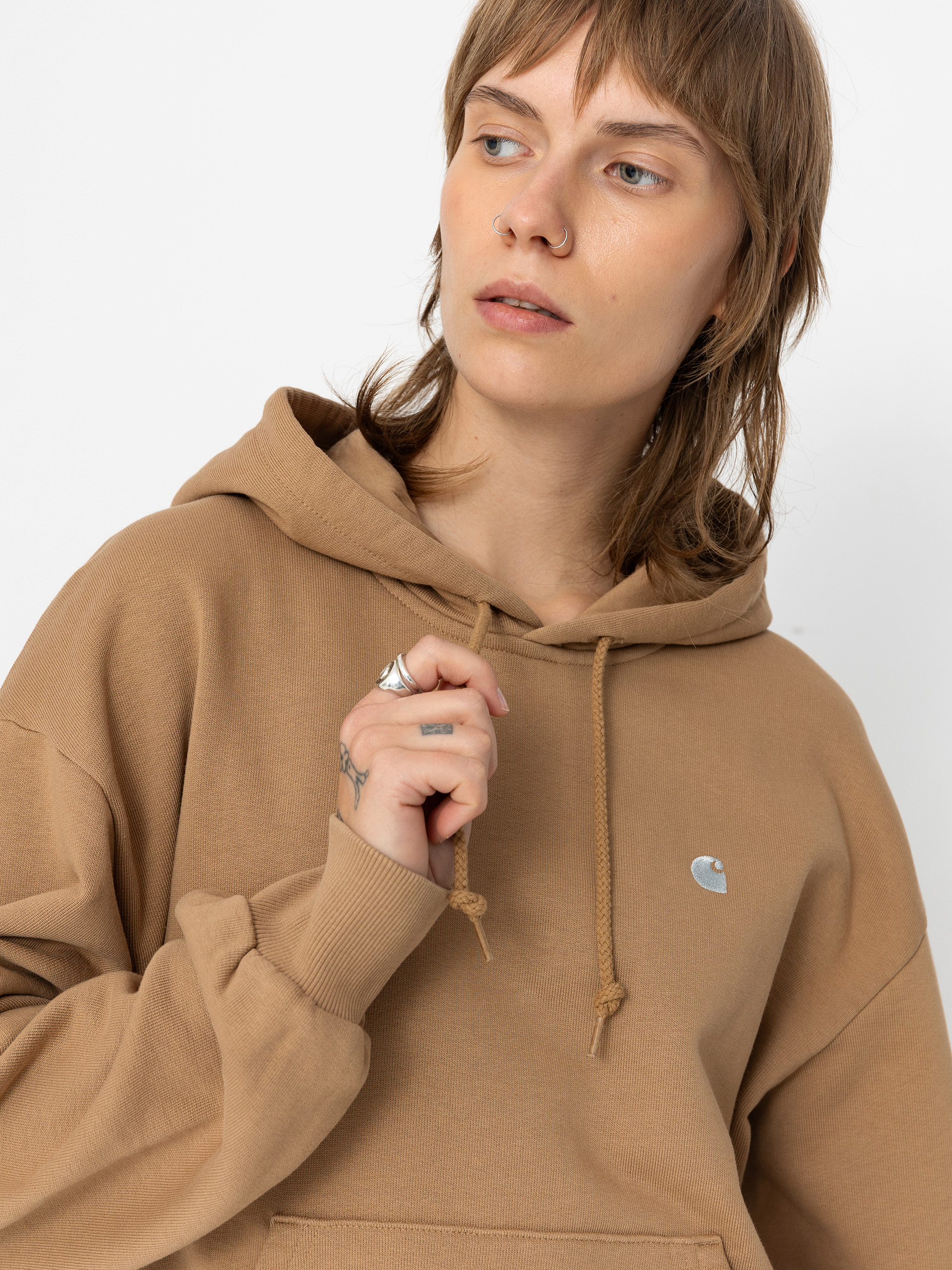 Carhartt WIP Hoodie Casey HD Wmn (peanut/silver)