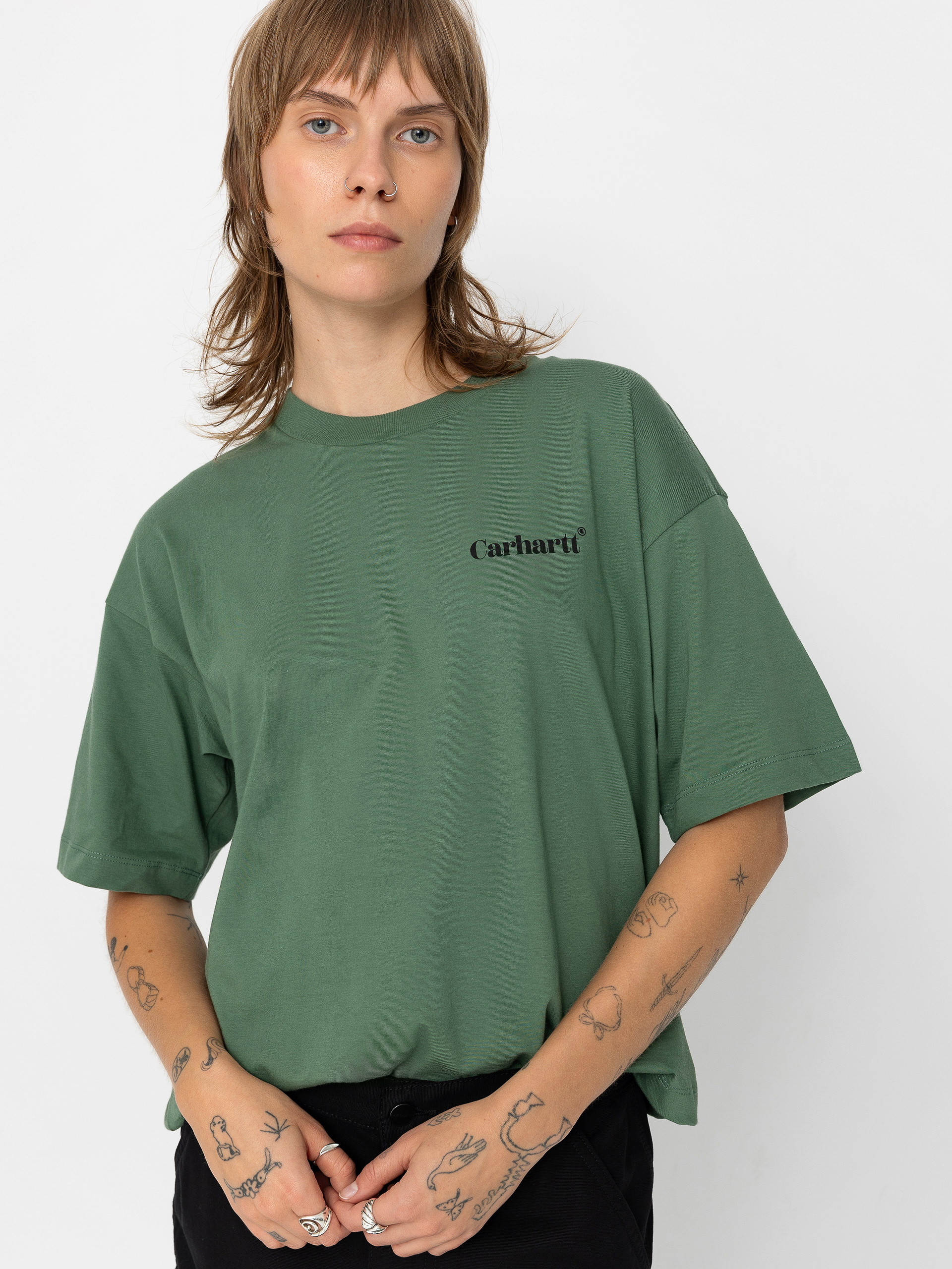 Carhartt WIP Fold Leo Wmn T-Shirt (duck green)