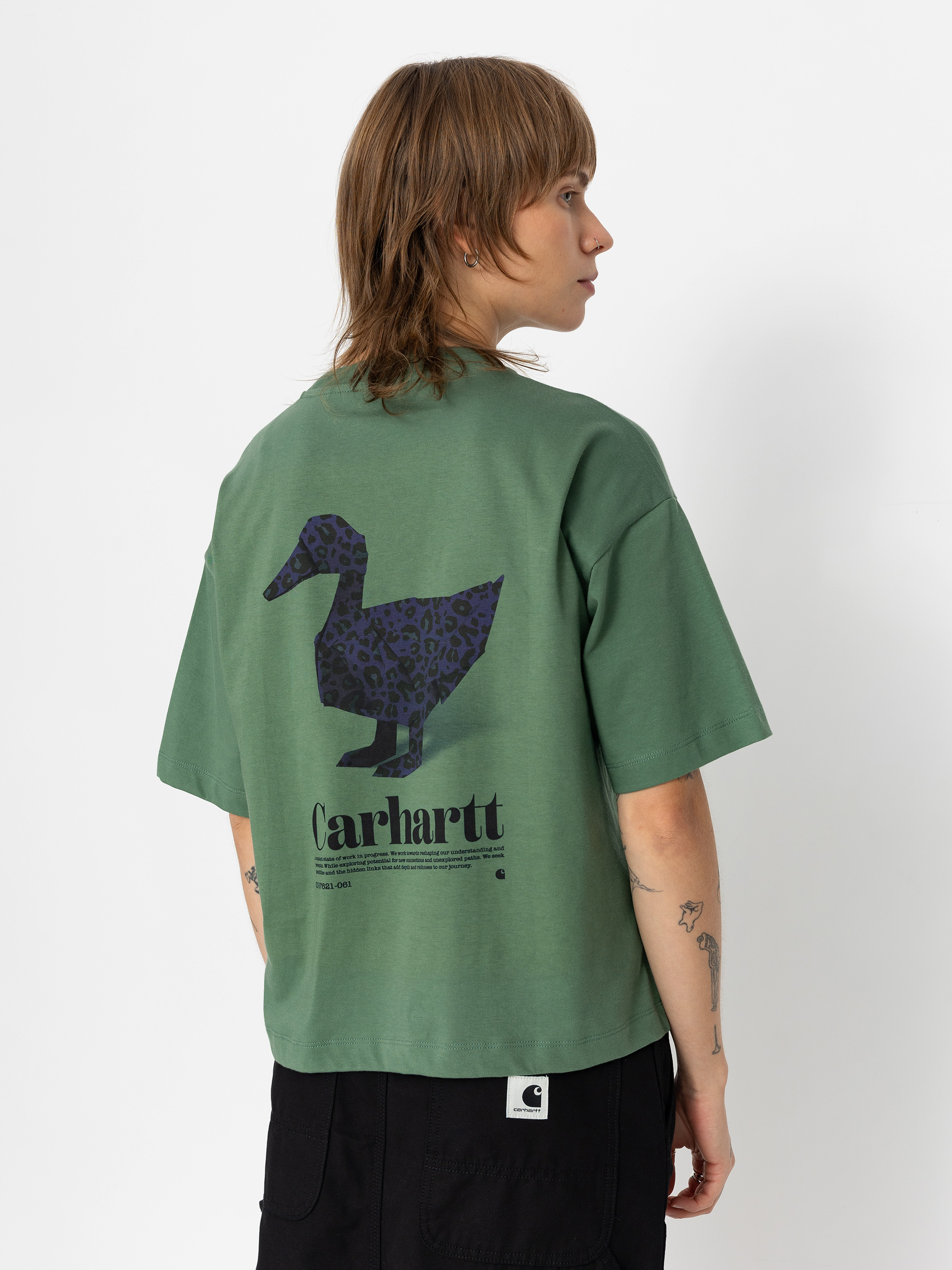 Carhartt WIP Fold Leo Wmn T-Shirt (duck green)