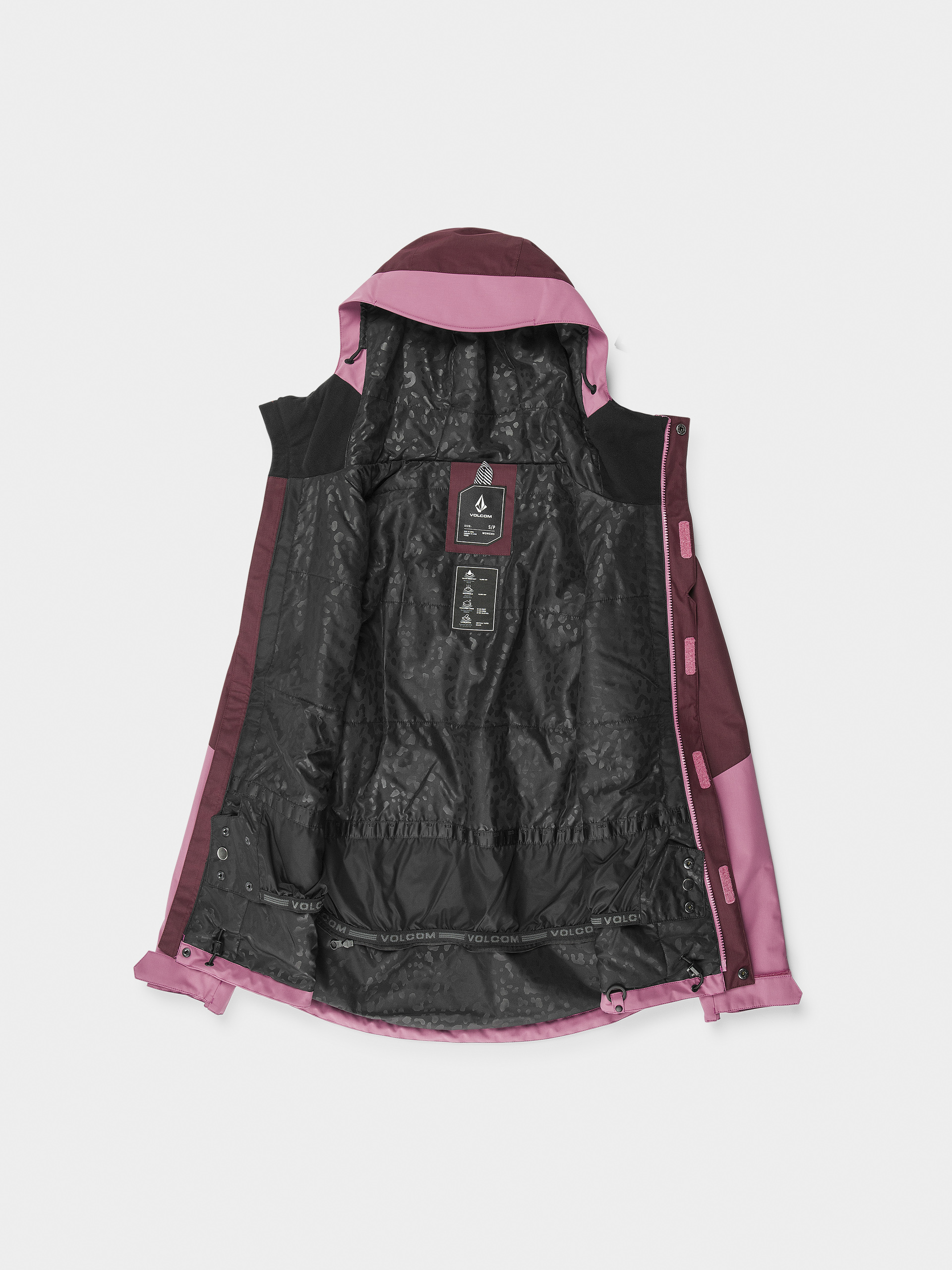 Womens Volcom Snowboard jacket Bolt Ins (blurred violet)