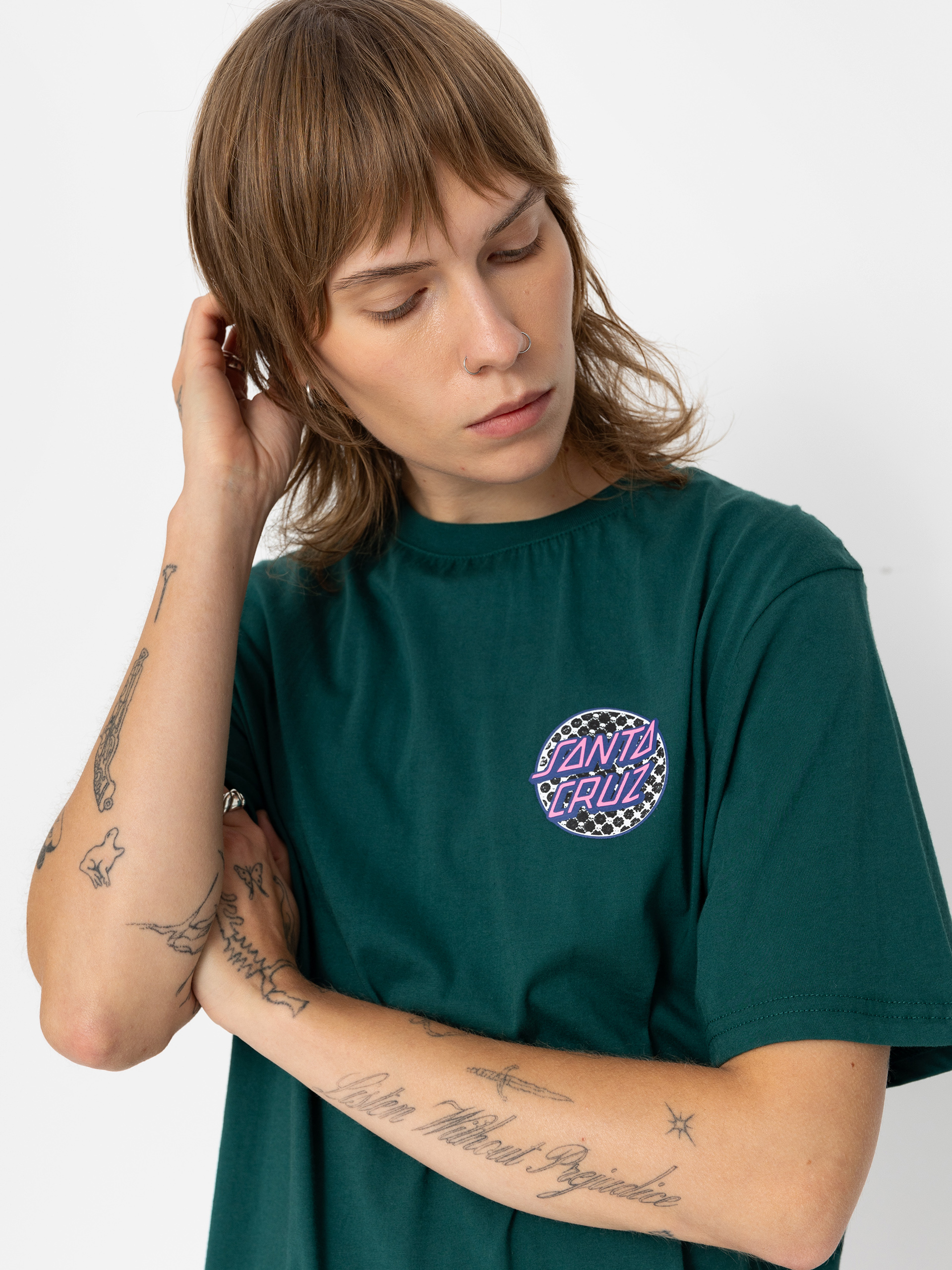 Santa Cruz Meyer Freestyle Dot Wmn T-Shirt (emerald)