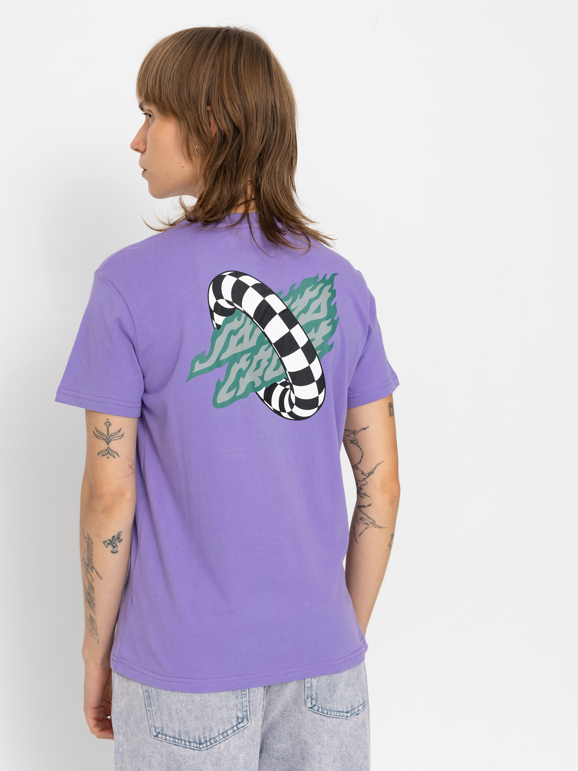 Santa Cruz Goal Flame Wmn T-Shirt (meta mauve)