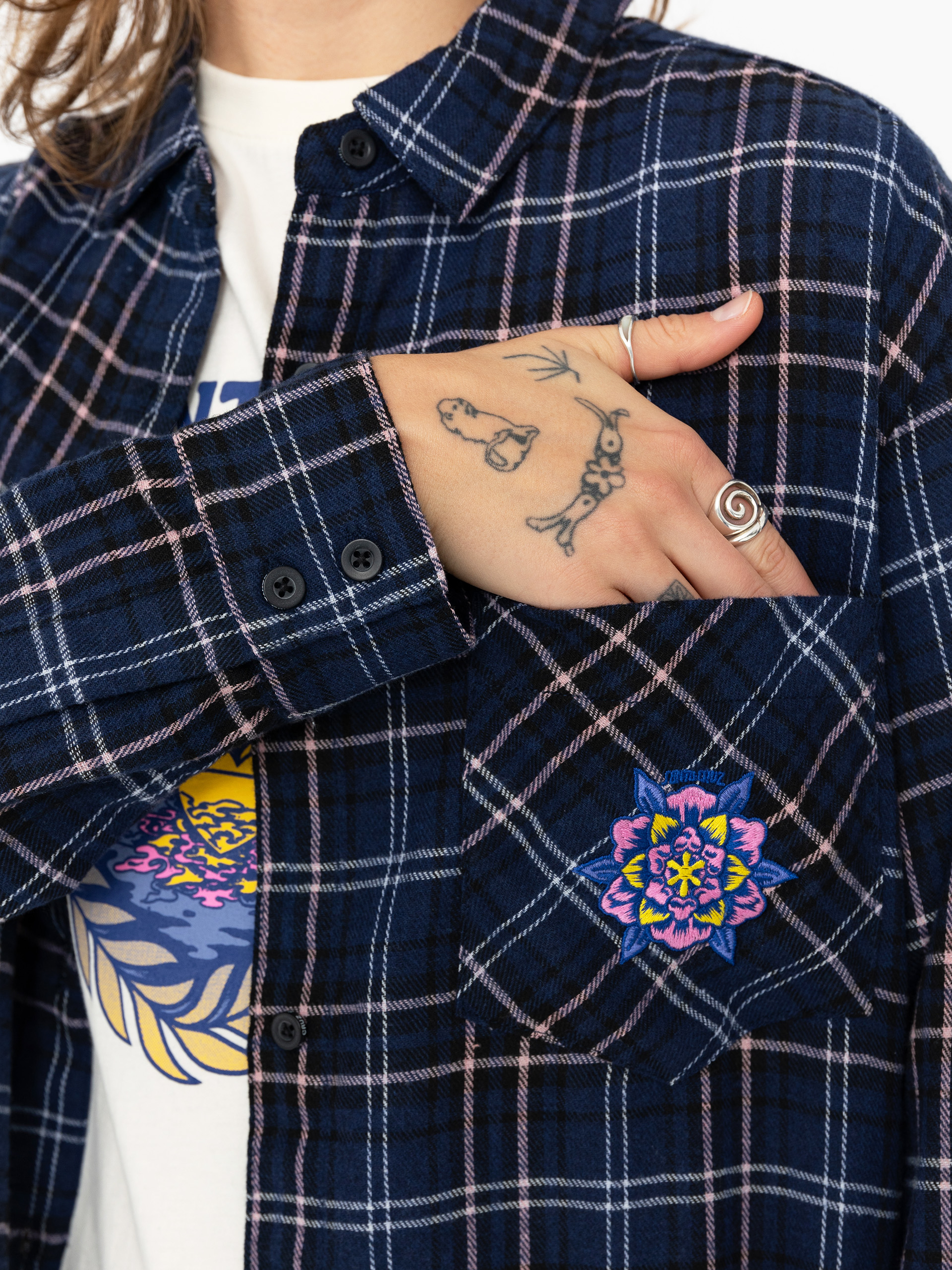 Santa Cruz Portland Wmn Rock (blue check)