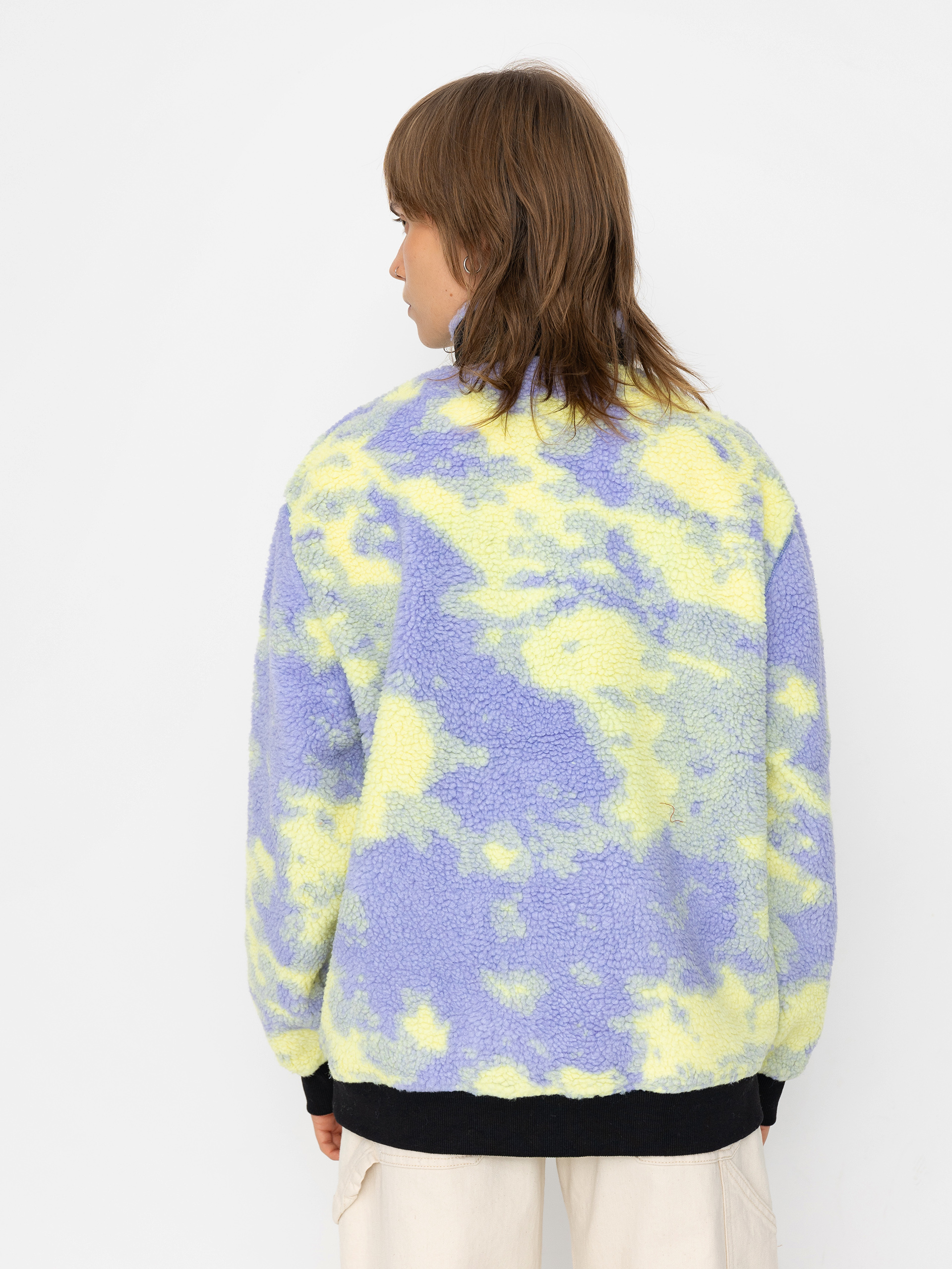 Santa Cruz Astra Sherpa Fleece Wmn Jacke (purple/yellow tie dye)