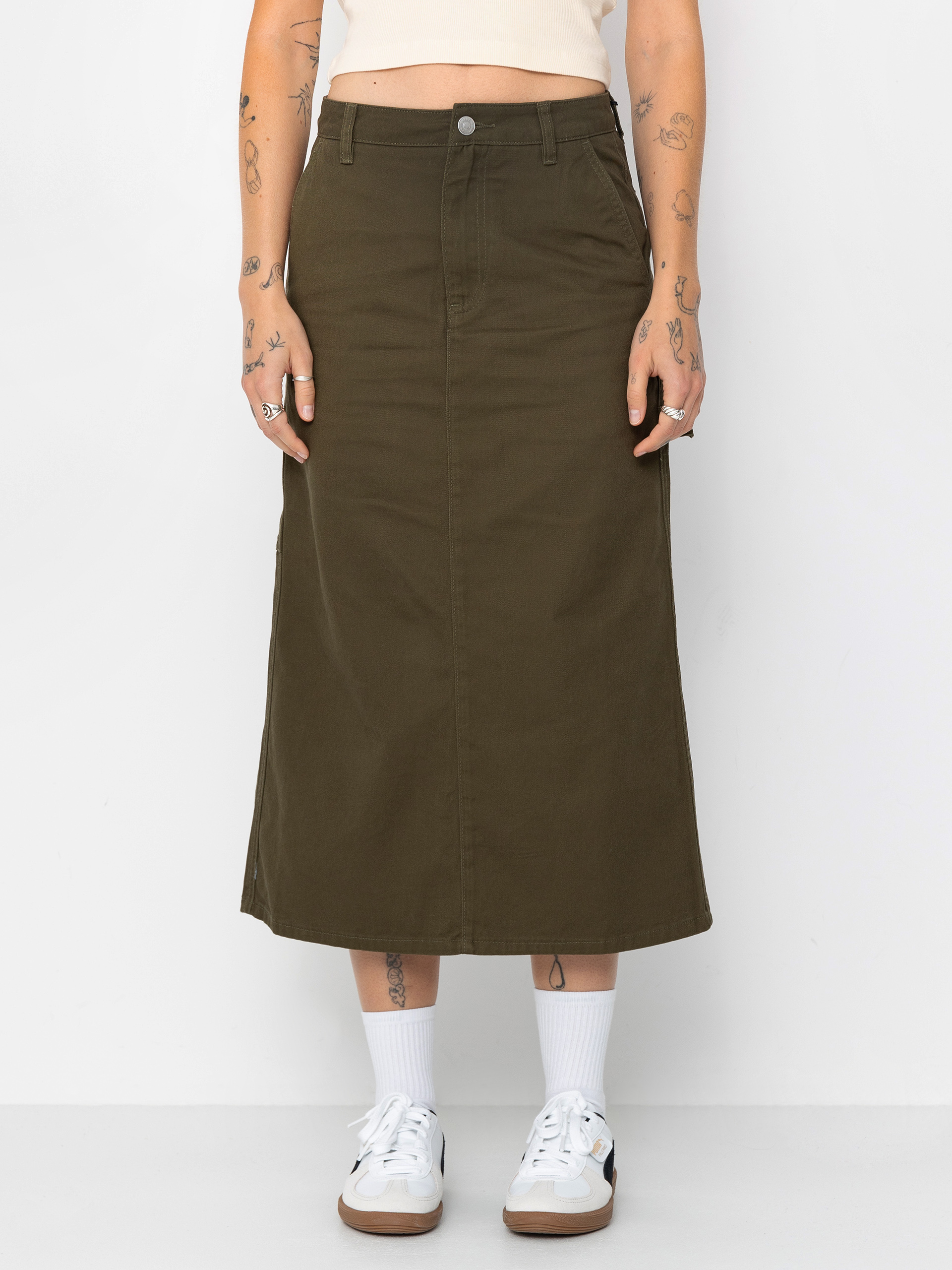 Santa Cruz Classic Carpenter Wmn Skirt - green (khaki)