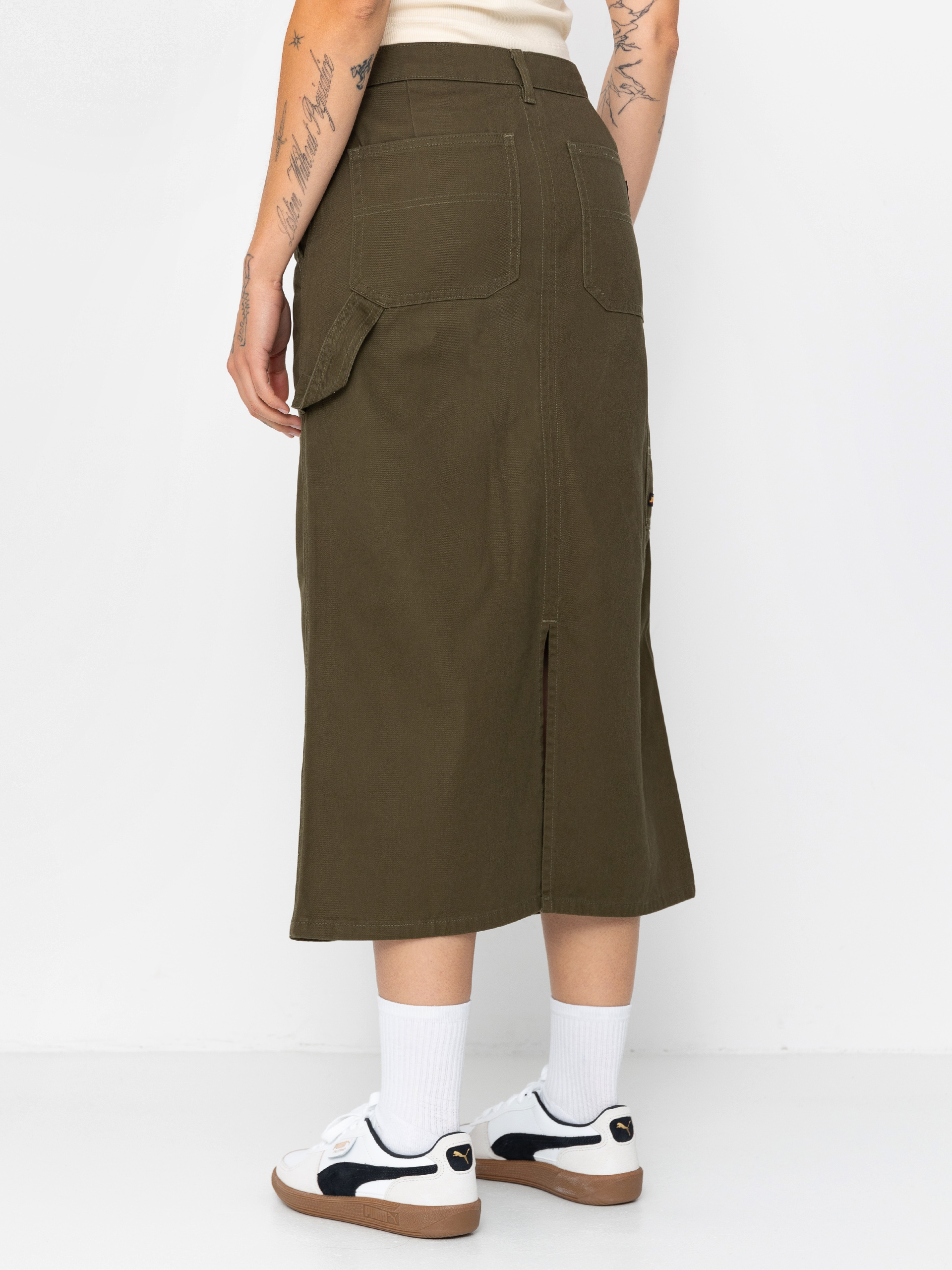 Santa Cruz Classic Carpenter Wmn Skirt - green (khaki)
