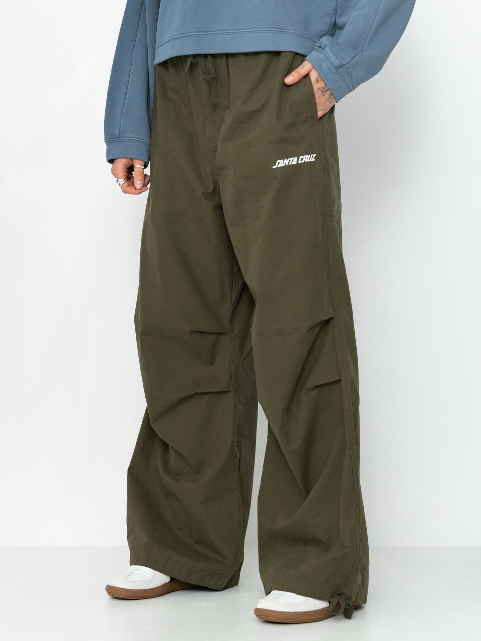 Santa Cruz Strip Parachute Wmn Pants (khaki)