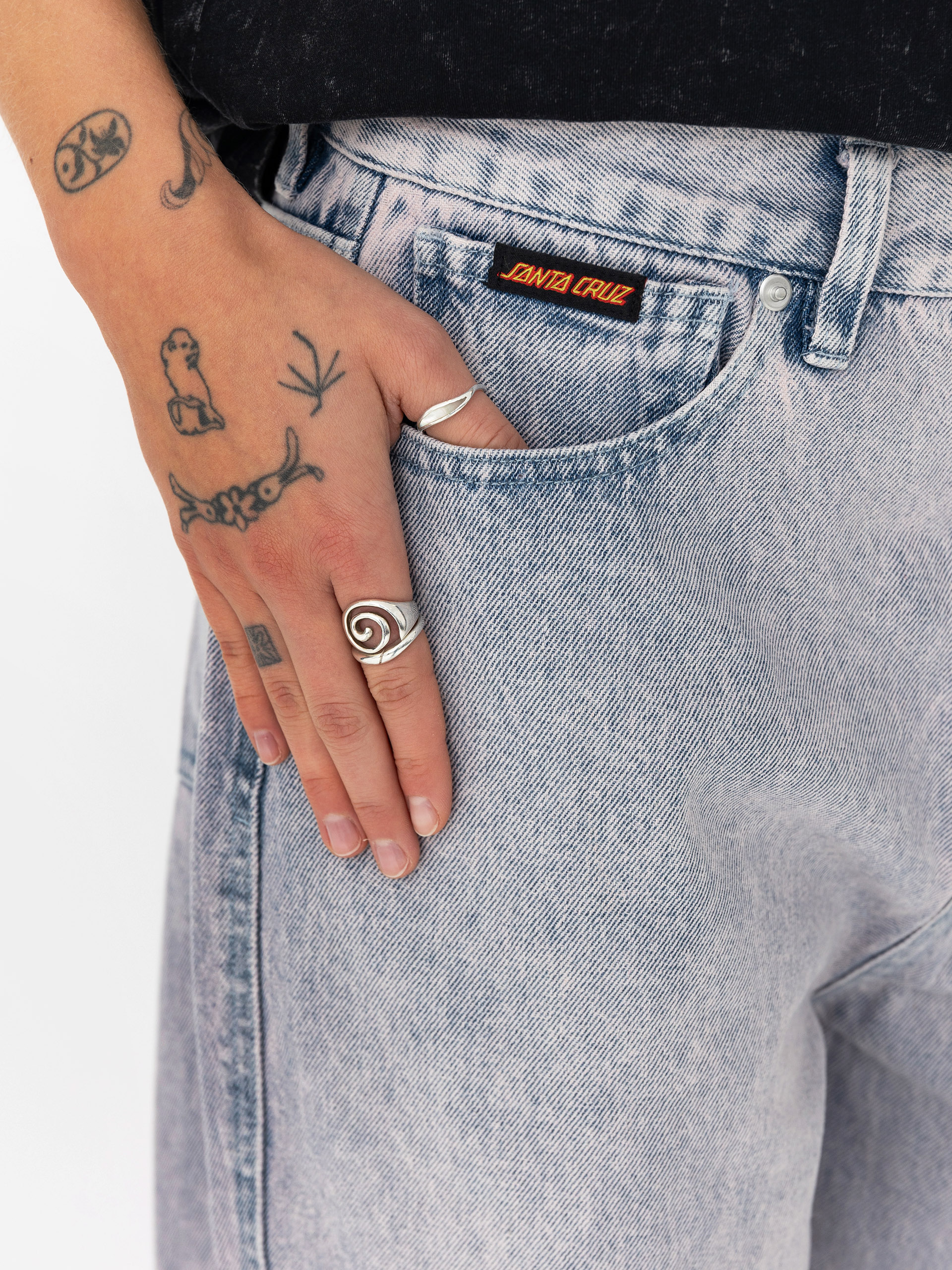 Santa Cruz Classic Baggy Jeans Wmn Pants (rose quartz tint)