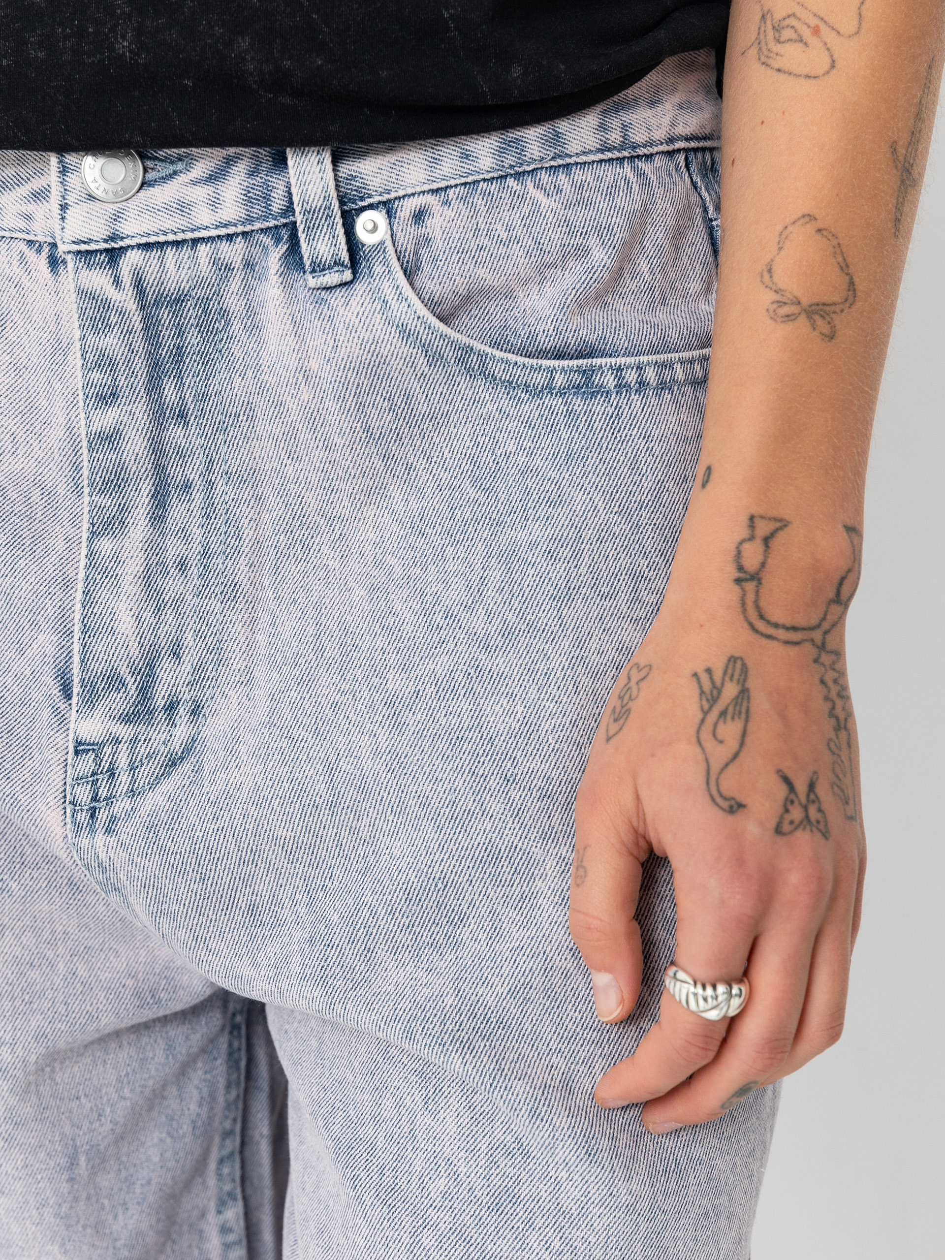 Santa Cruz Classic Baggy Jeans Wmn Hose (rose quartz tint)