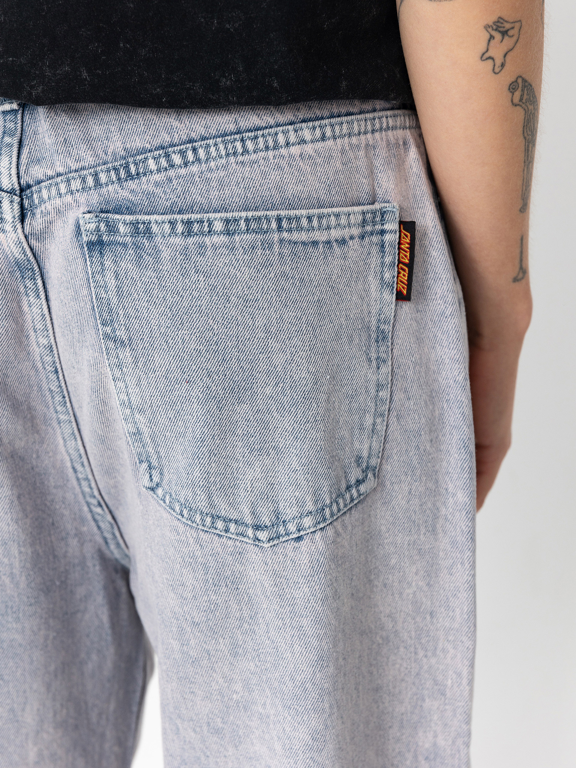 Santa Cruz Classic Baggy Jeans Wmn Hose (rose quartz tint)