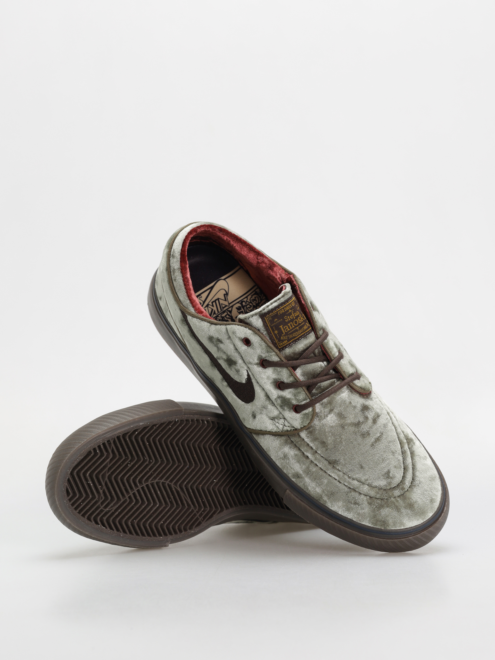 Nike SB Zoom Janoski OG+ SE Schuhe (medium olive/velvet brown baroque brown)