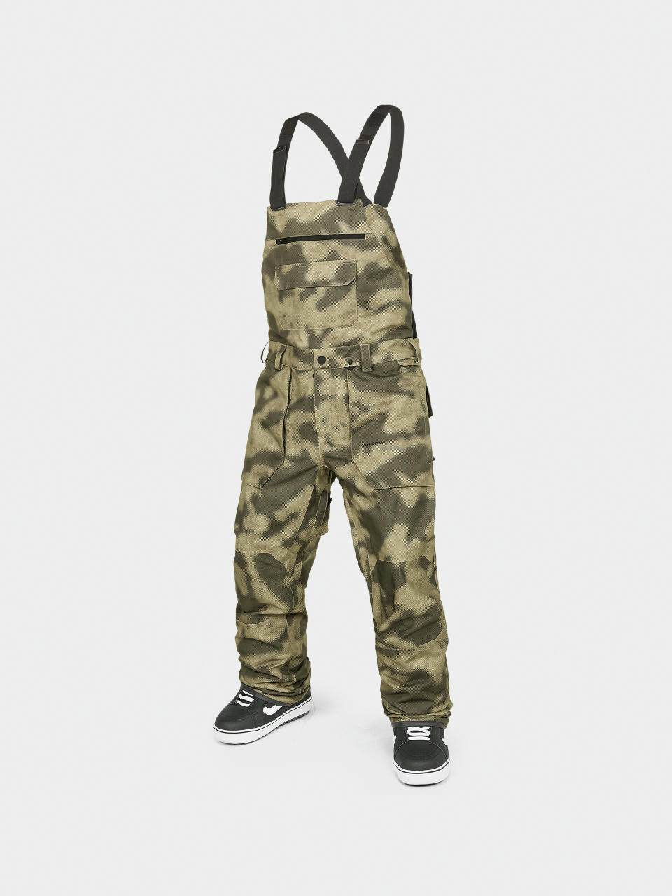 Herren Volcom Snowboard Hose Roan Bib Overall (camouflage)