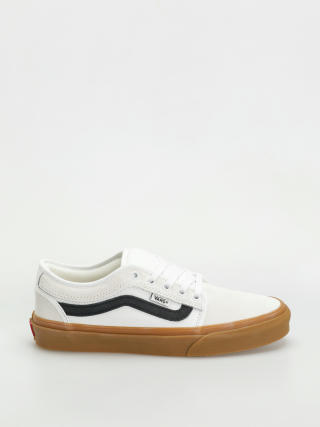 Vans Skate Chukka Low Sidestripe Shoes (white/black/gum)