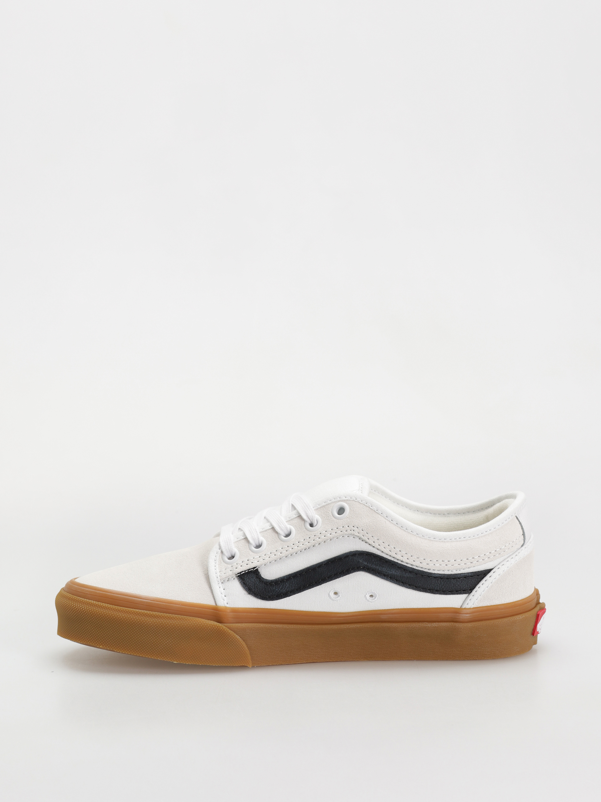 Vans Skate Chukka Low Sidestripe Shoes (white/black/gum)