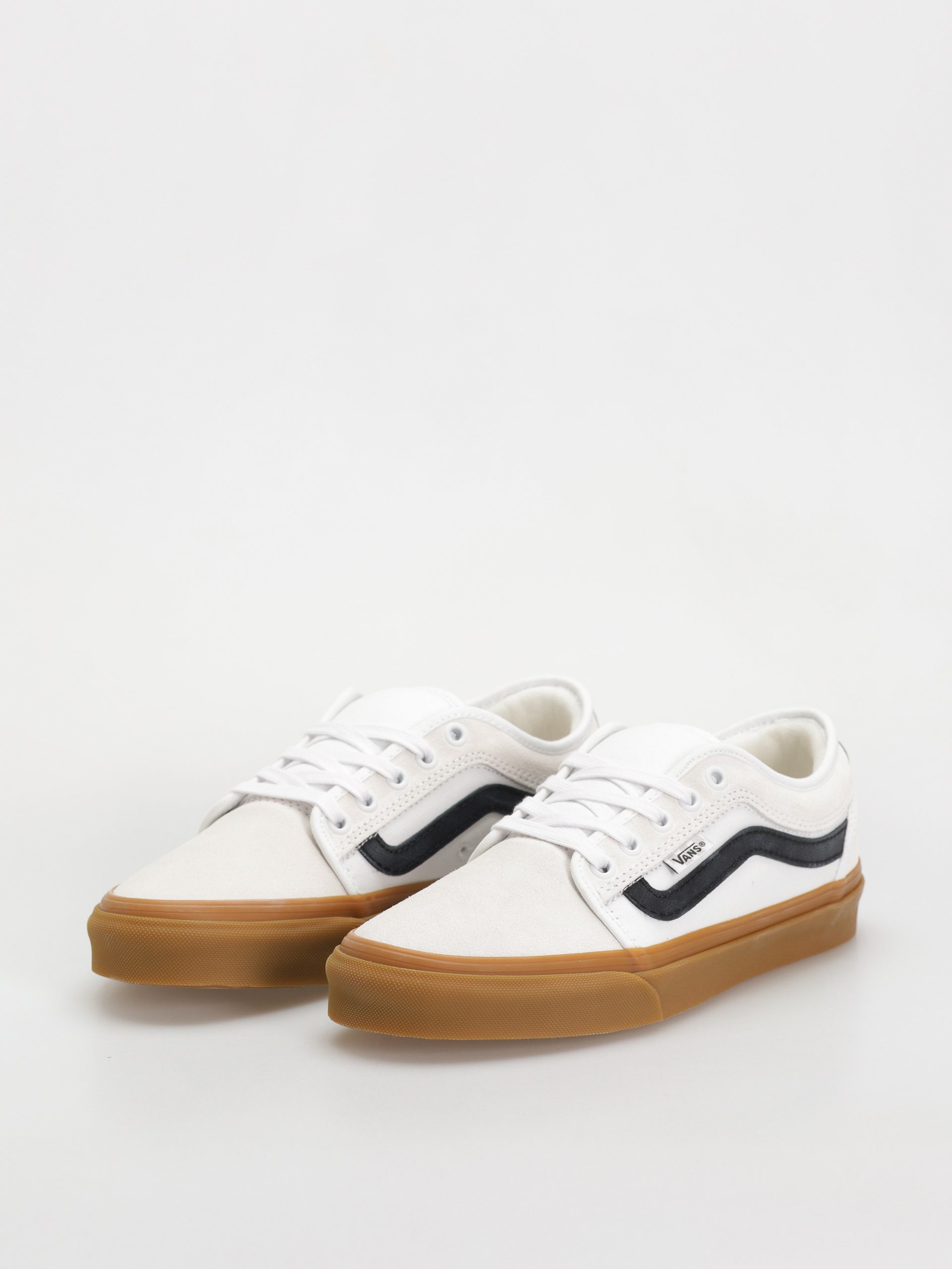 Vans Skate Chukka Low Sidestripe Schuhe (white/black/gum)