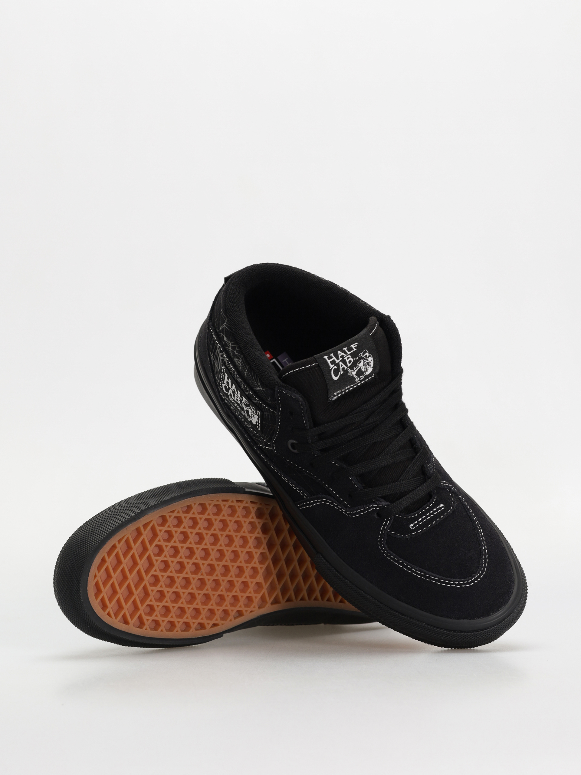 Vans Skate Half Cab Shoes (web dark grey/black)