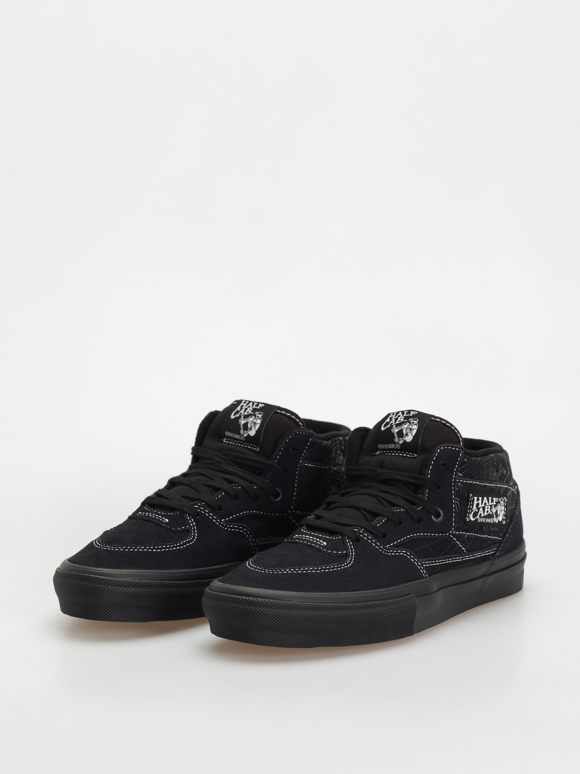 Vans Skate Half Cab Shoes (web dark grey/black)