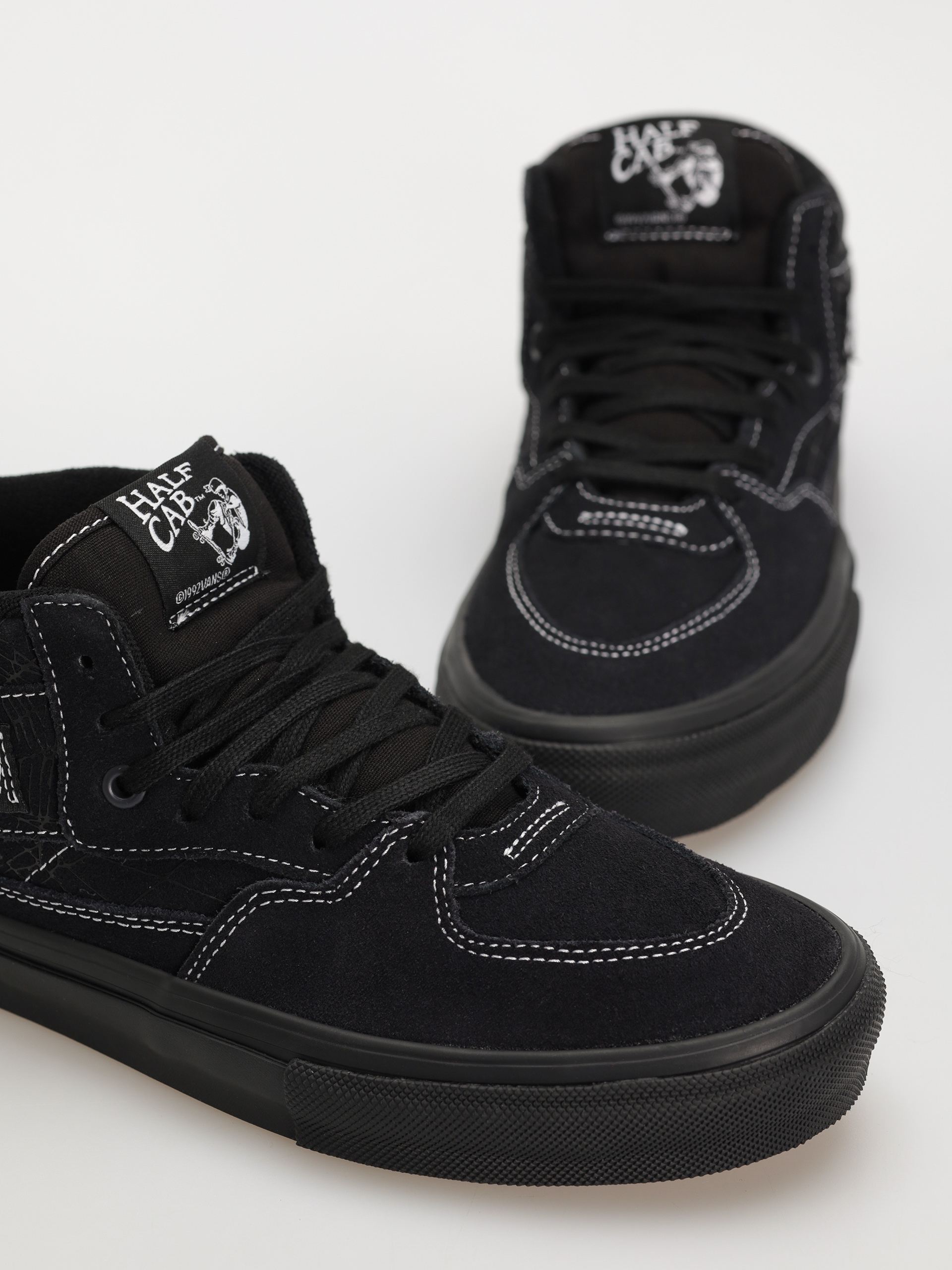Vans Skate Half Cab Shoes (web dark grey/black)
