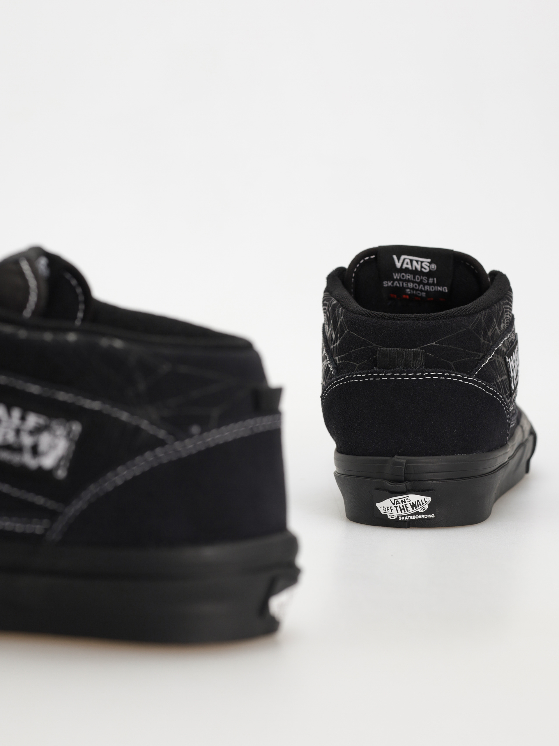 Vans Skate Half Cab Shoes (web dark grey/black)