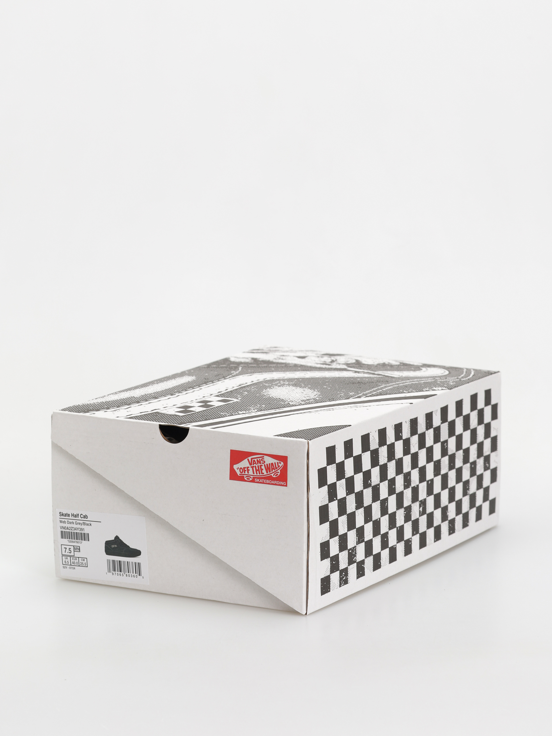 Vans Skate Half Cab Shoes (web dark grey/black)