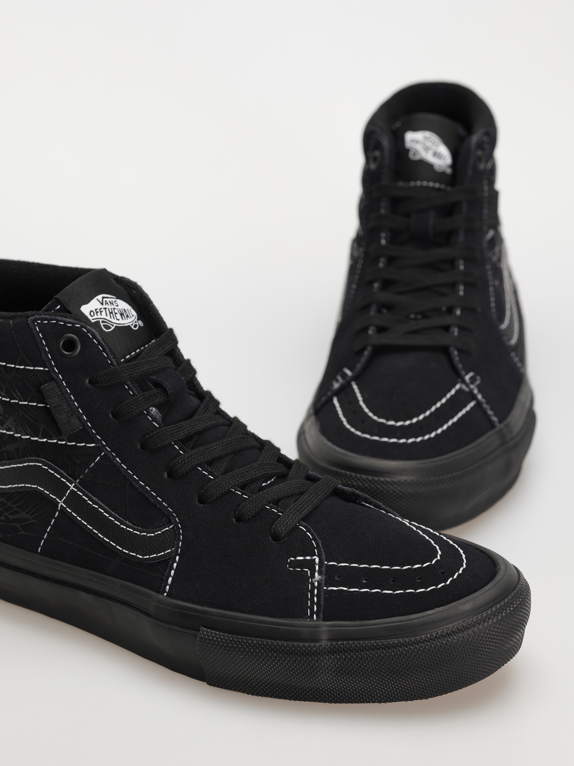 Vans Skate Sk8 Hi Schuhe (web dark grey/black)