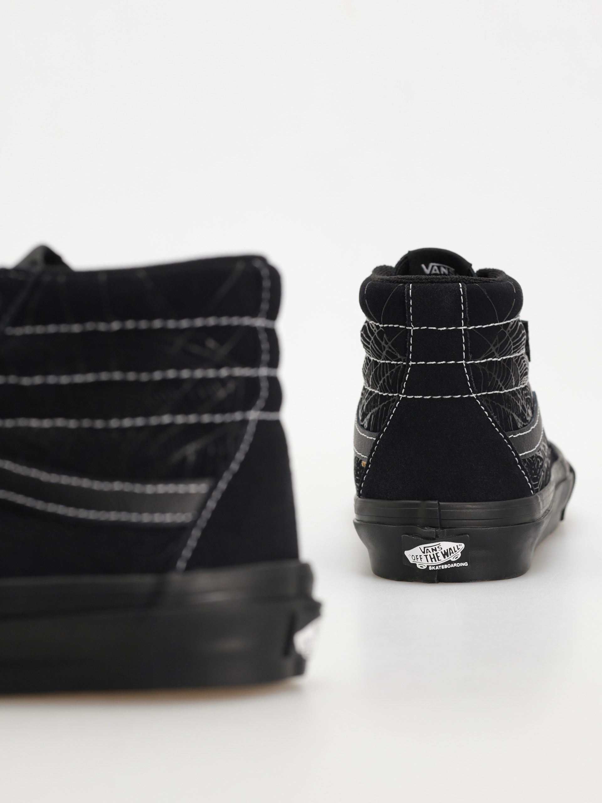 Vans Skate Sk8 Hi Schuhe (web dark grey/black)