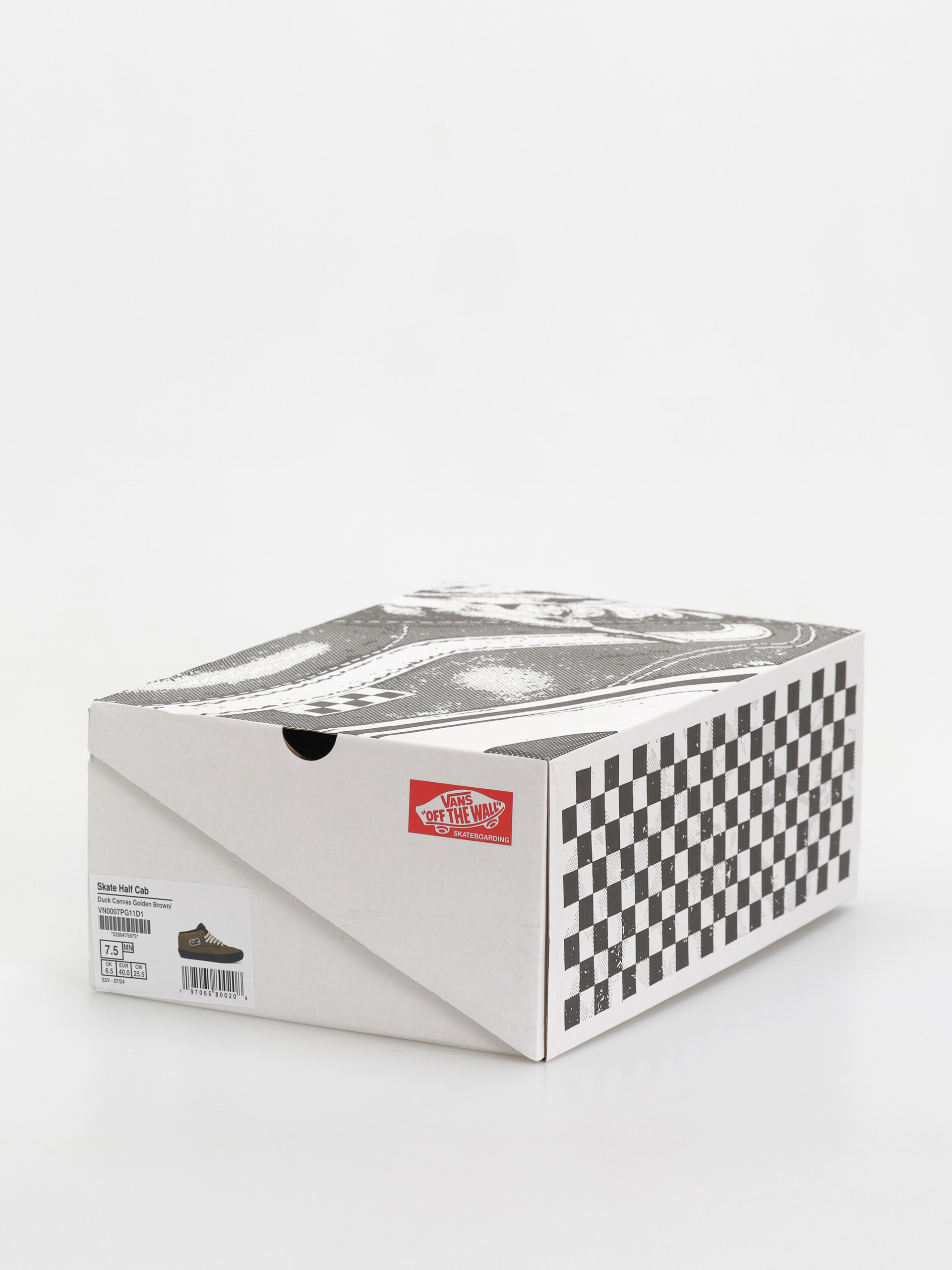 Vans Skate Half Cab Schuhe (duck canvas golden brown/black)