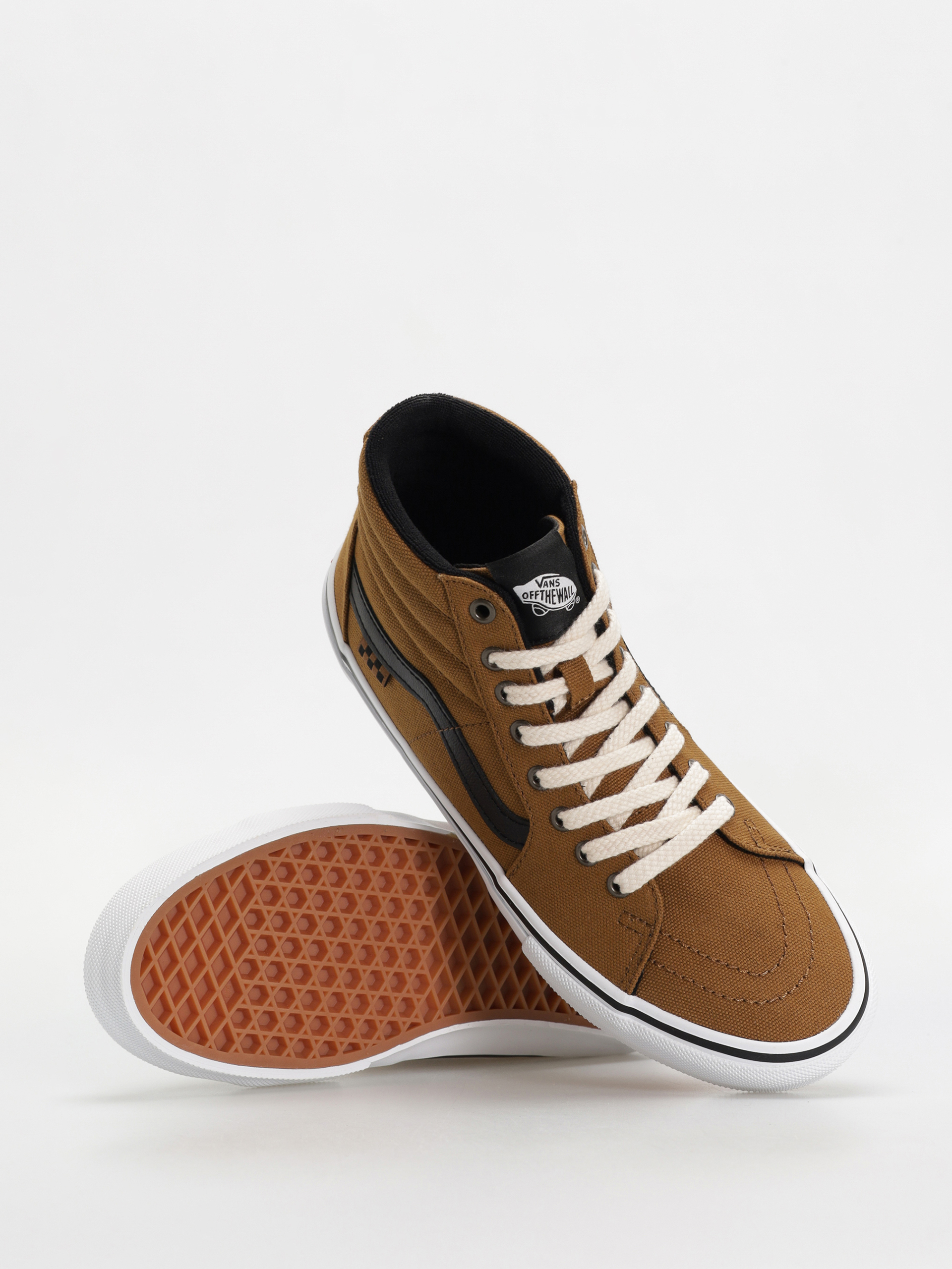 Vans Skate Sk8 Hi Schuhe (duck canvas golden brown)
