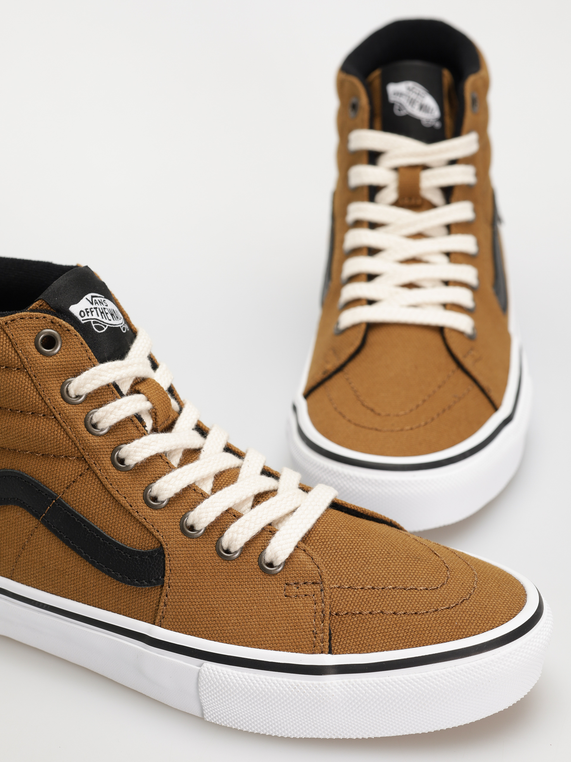 Vans Skate Sk8 Hi Schuhe (duck canvas golden brown)
