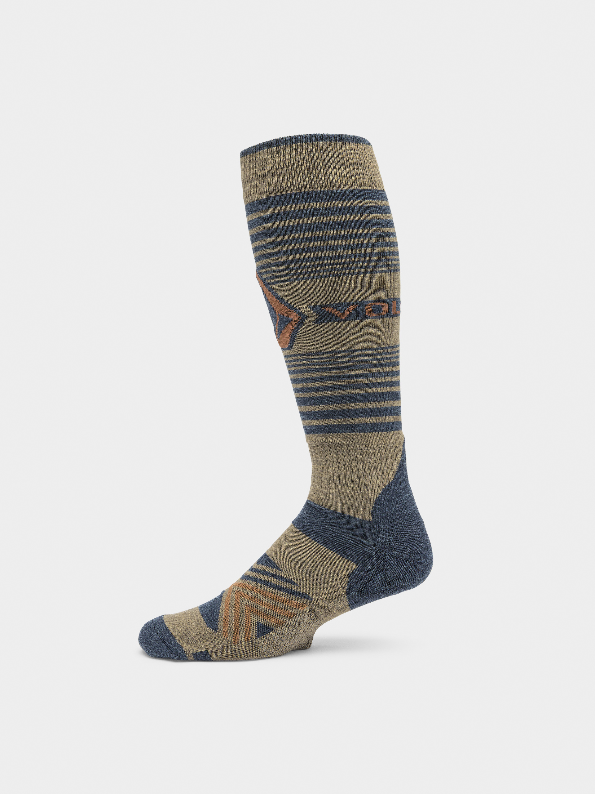 Volcom Socks Horizon Wool Blend Otc (chestnut brown)