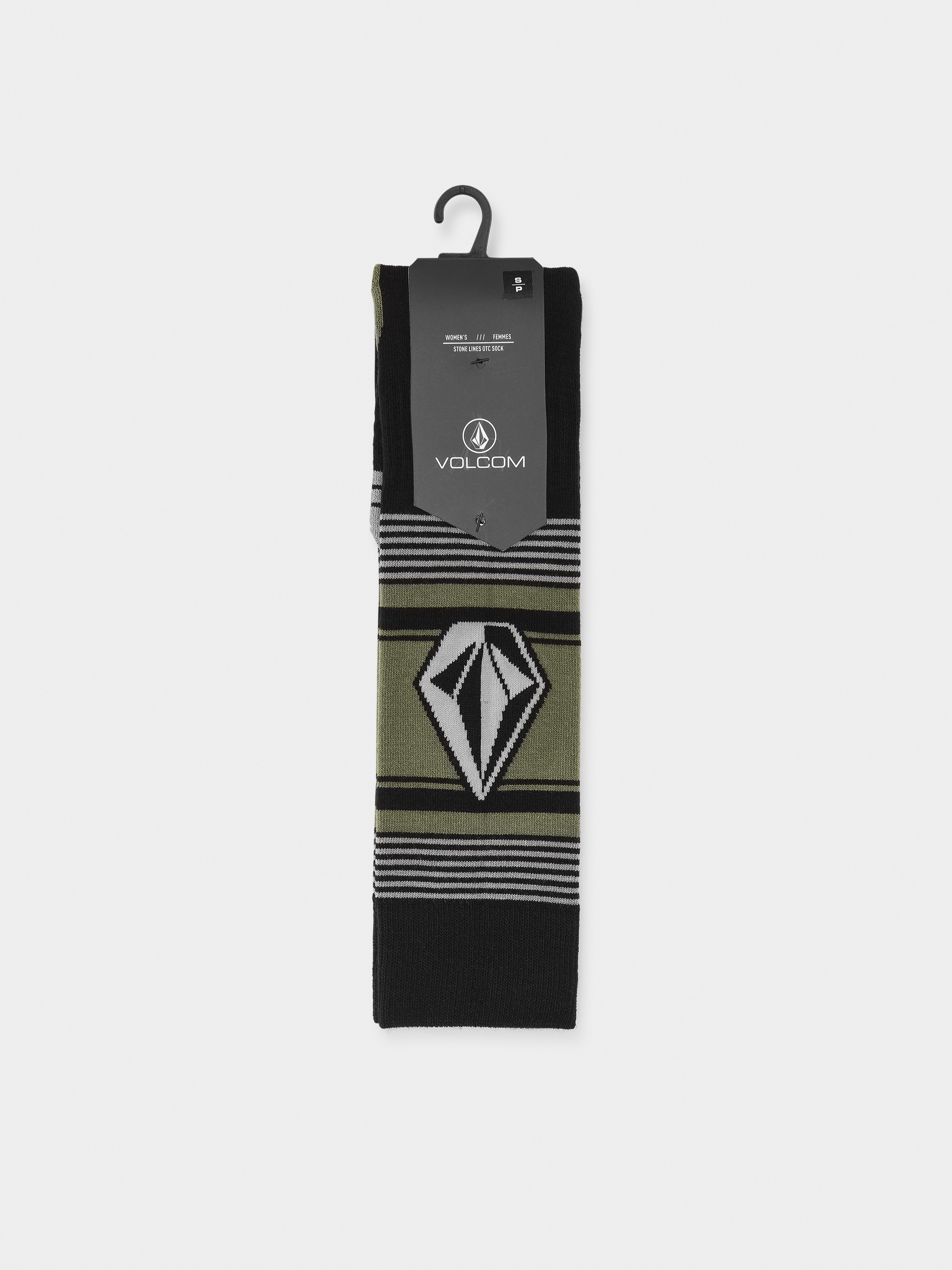 Volcom Socks Stone Lines Otc Wmn (lichen green)