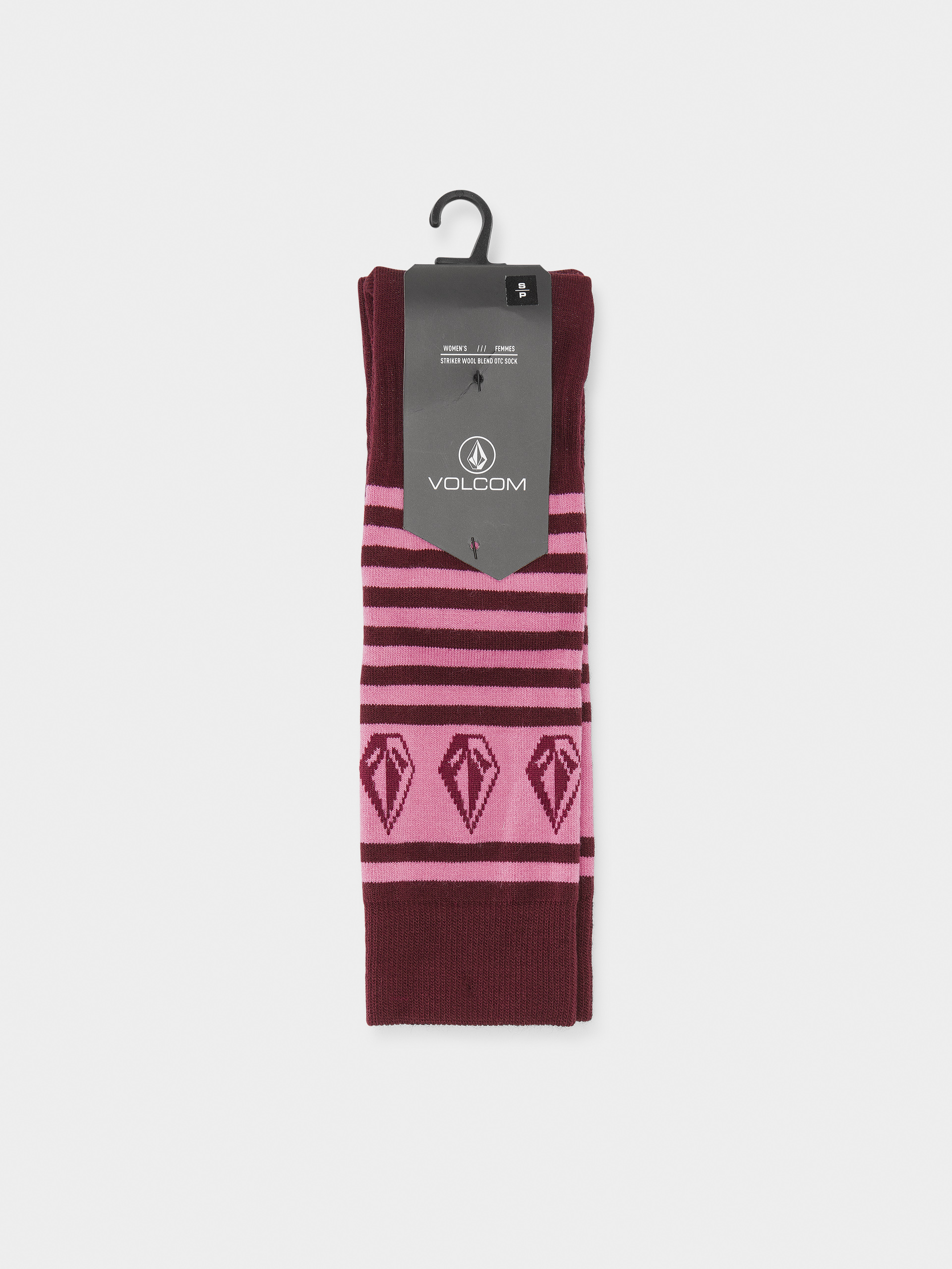 Volcom Socken Striker Wool Blend Otc Wmn (burgundy)