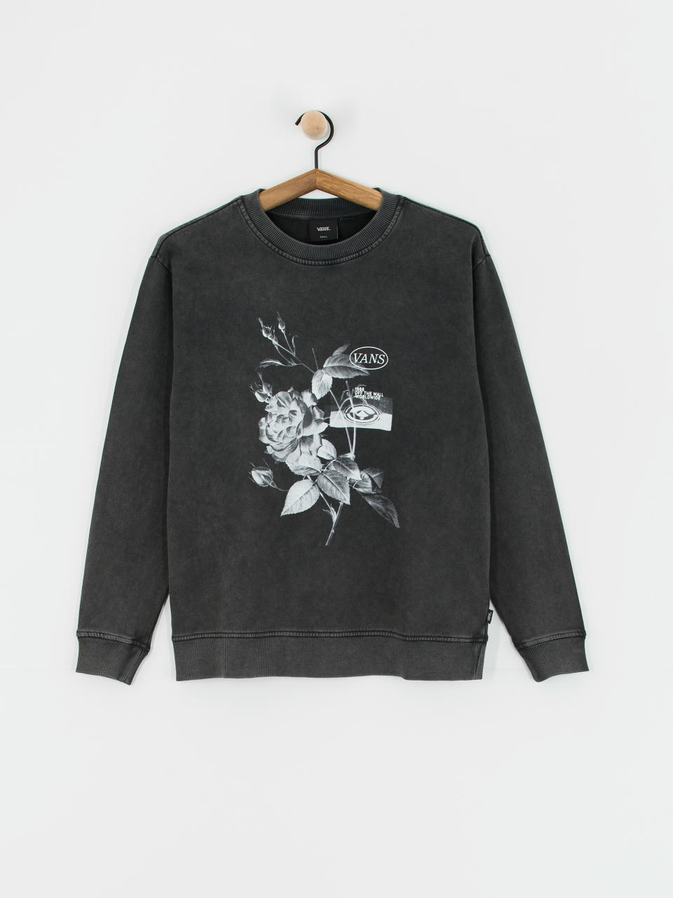 Vans Damask Bff Crew Wmn Sweatshirt (black)