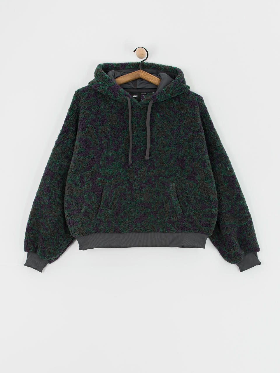 Vans Collett Boucle Loose HD Wmn Hoodie (asphalt)