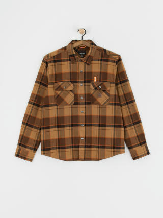 Brixton Hemd Builders Bowery Str Wr Ls (burro brown/pinecone brown/bla)