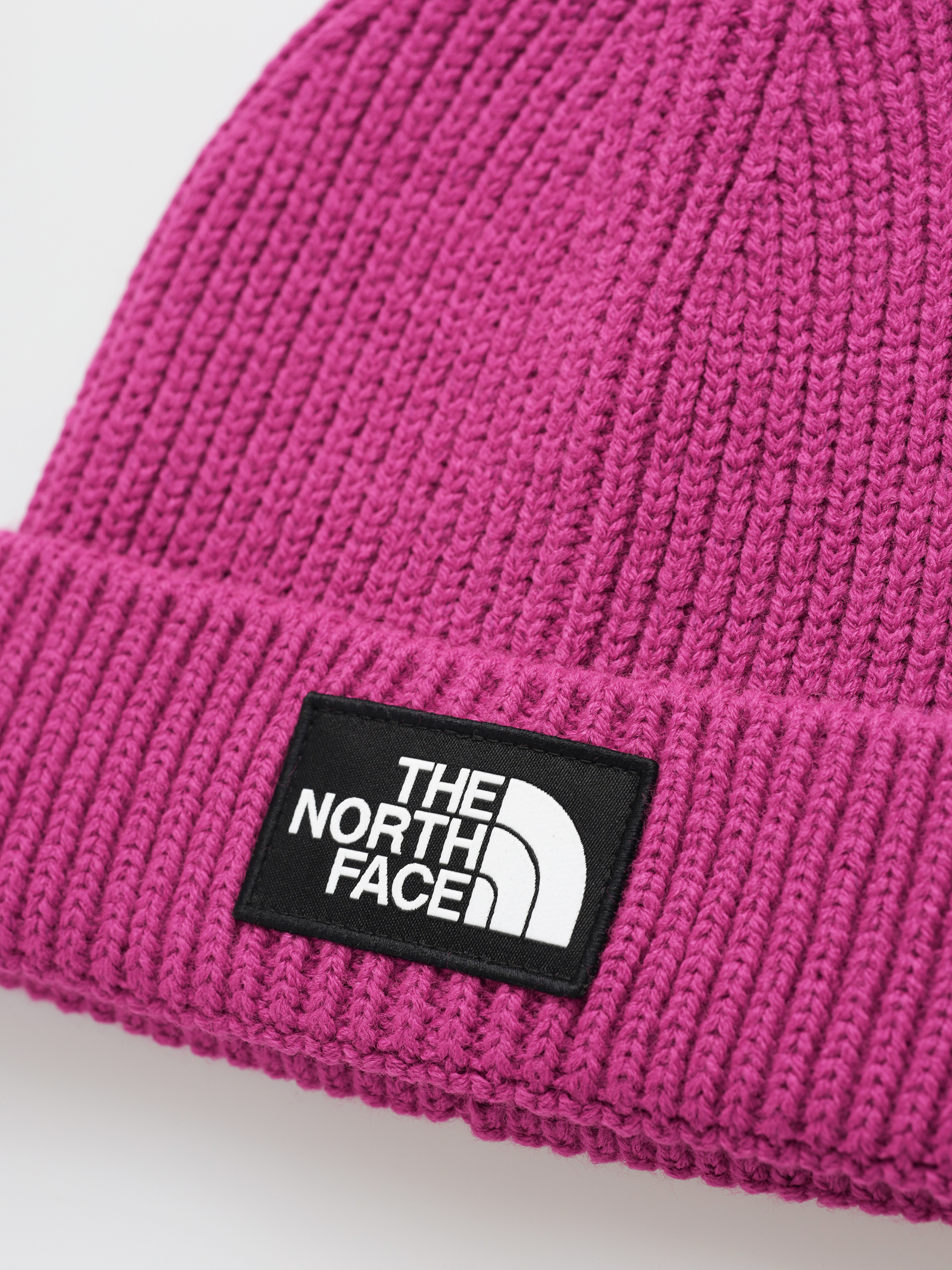 The North Face Tnf Logo Box Beanie (deep mulberry)