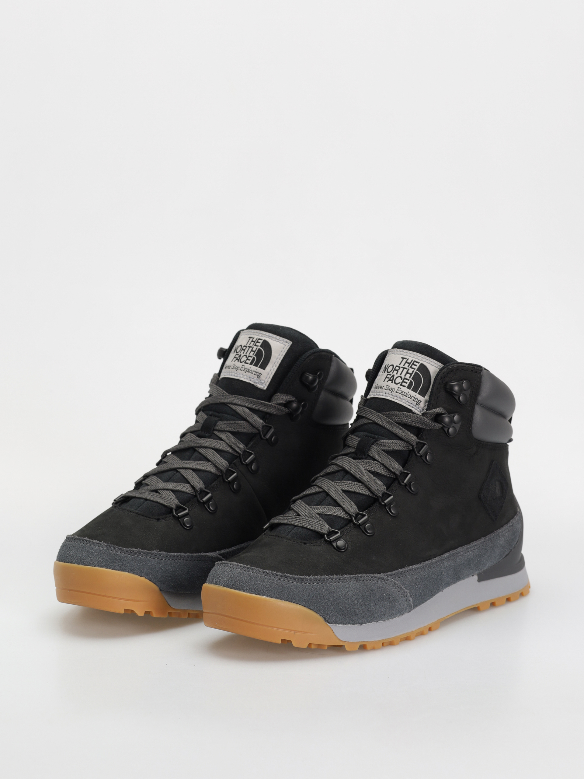 The North Face Back To Berkeley Iv Leather Wp Schuhe (tnf black/asphalt grey)