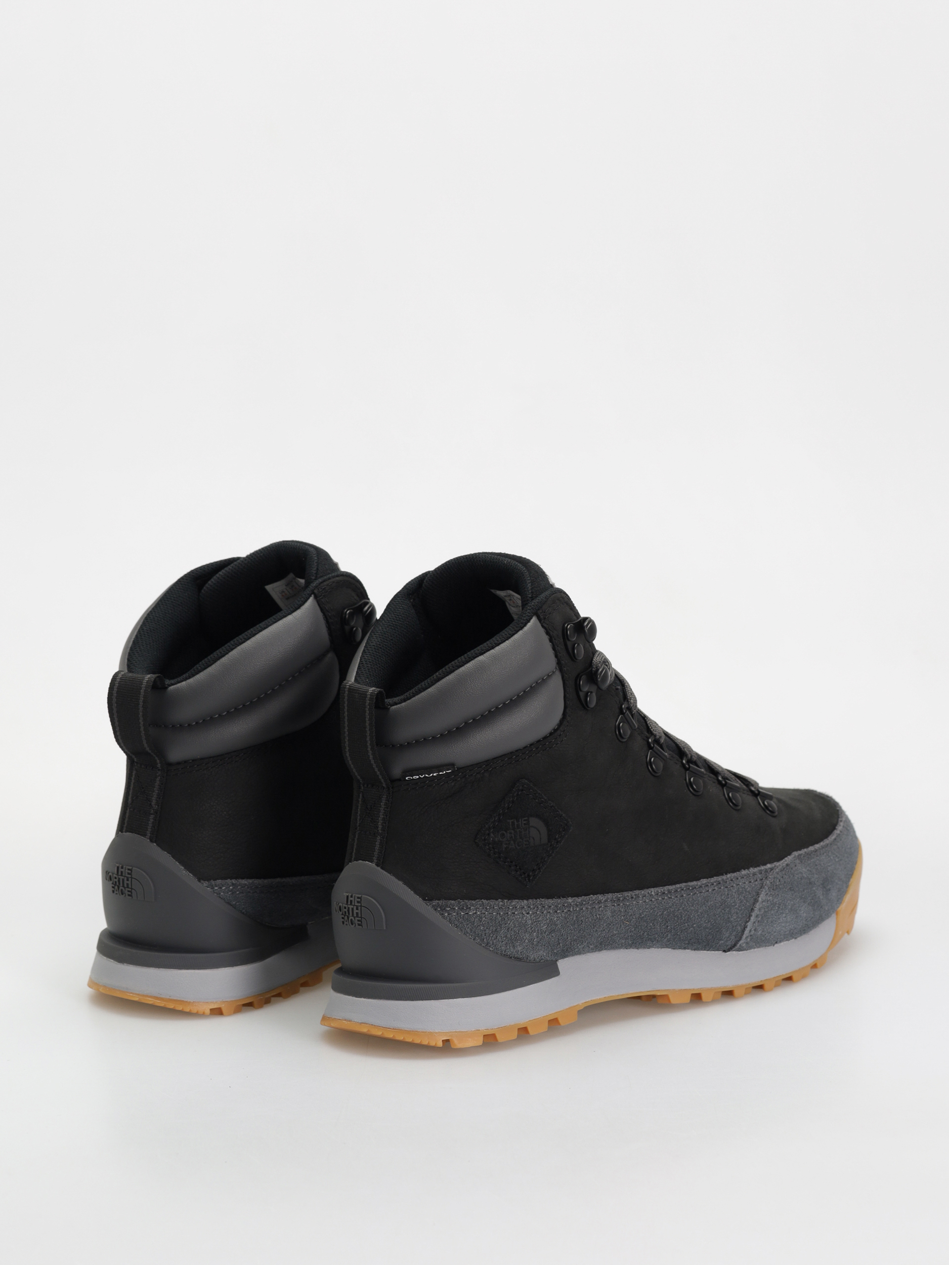 The North Face Back To Berkeley Iv Leather Wp Shoes (tnf black/asphalt grey)