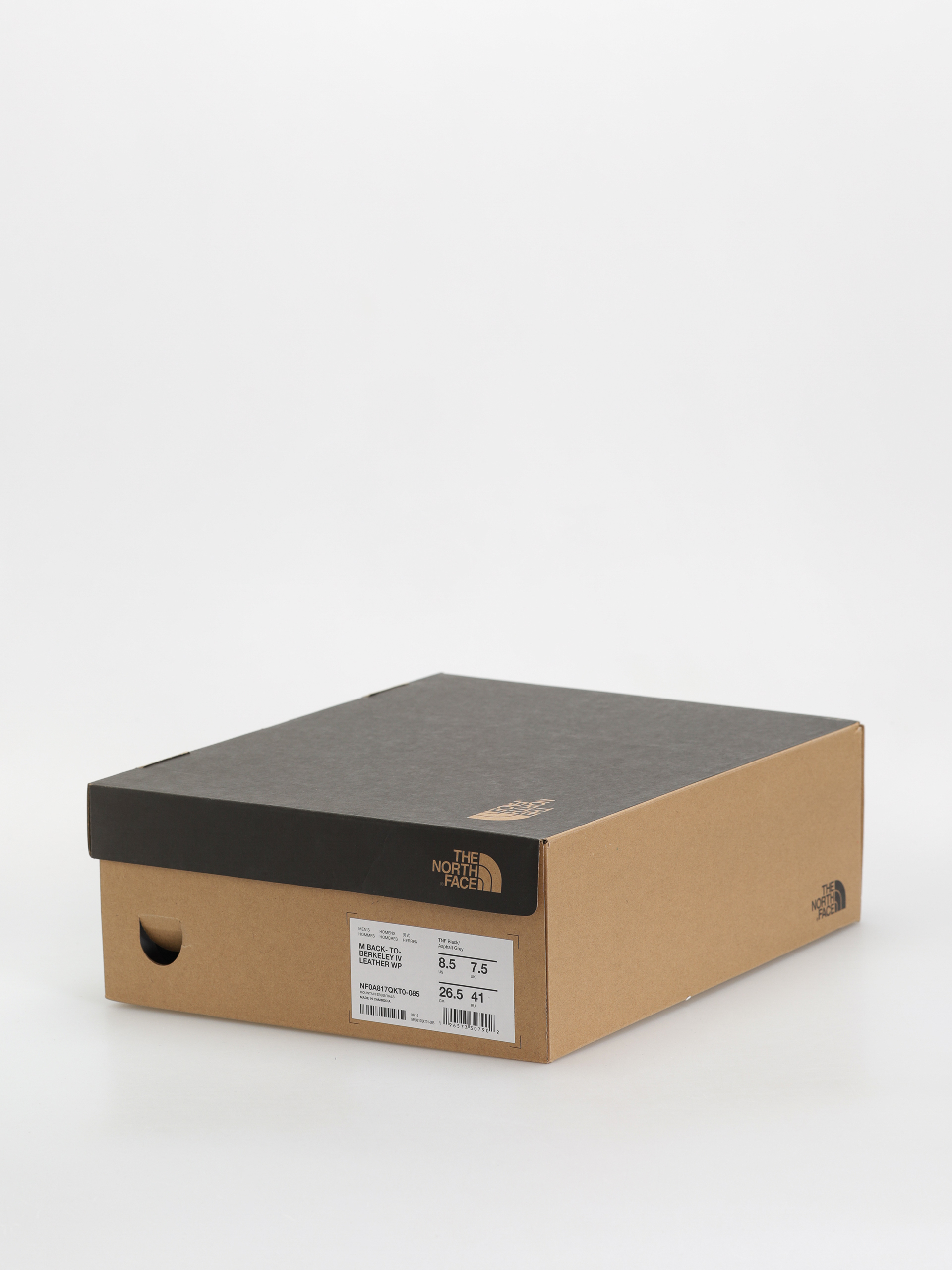 The North Face Back To Berkeley Iv Leather Wp Shoes (tnf black/asphalt grey)