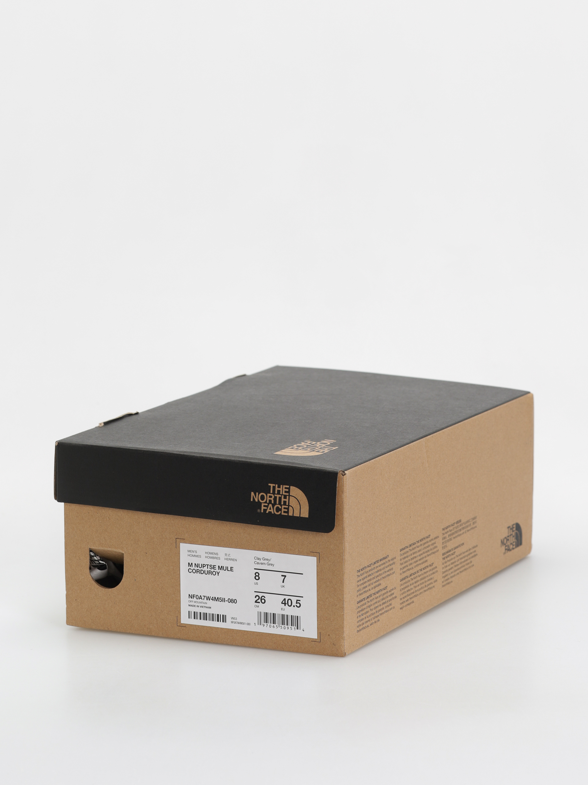 The North Face Nuptse Mule Corduroy Schuhe (clay grey/cavern grey)