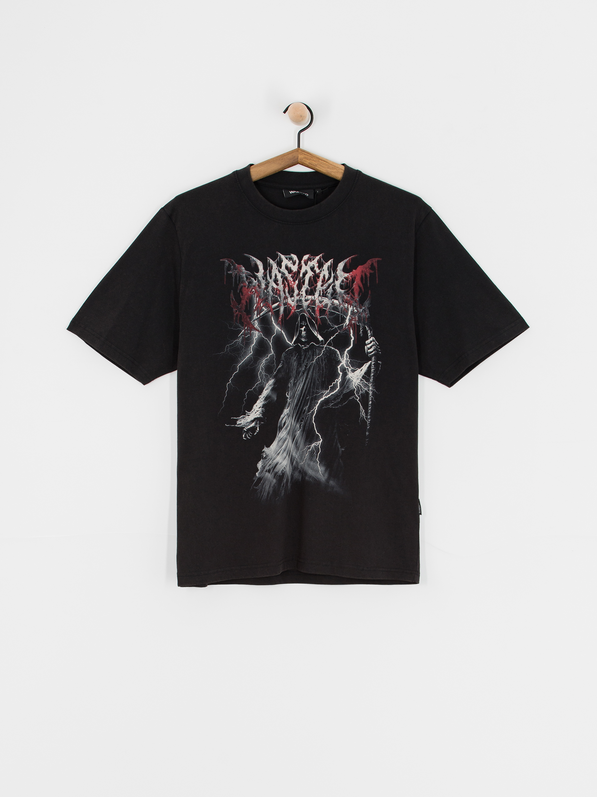 Wasted Paris Scythe T-Shirt (faded black)