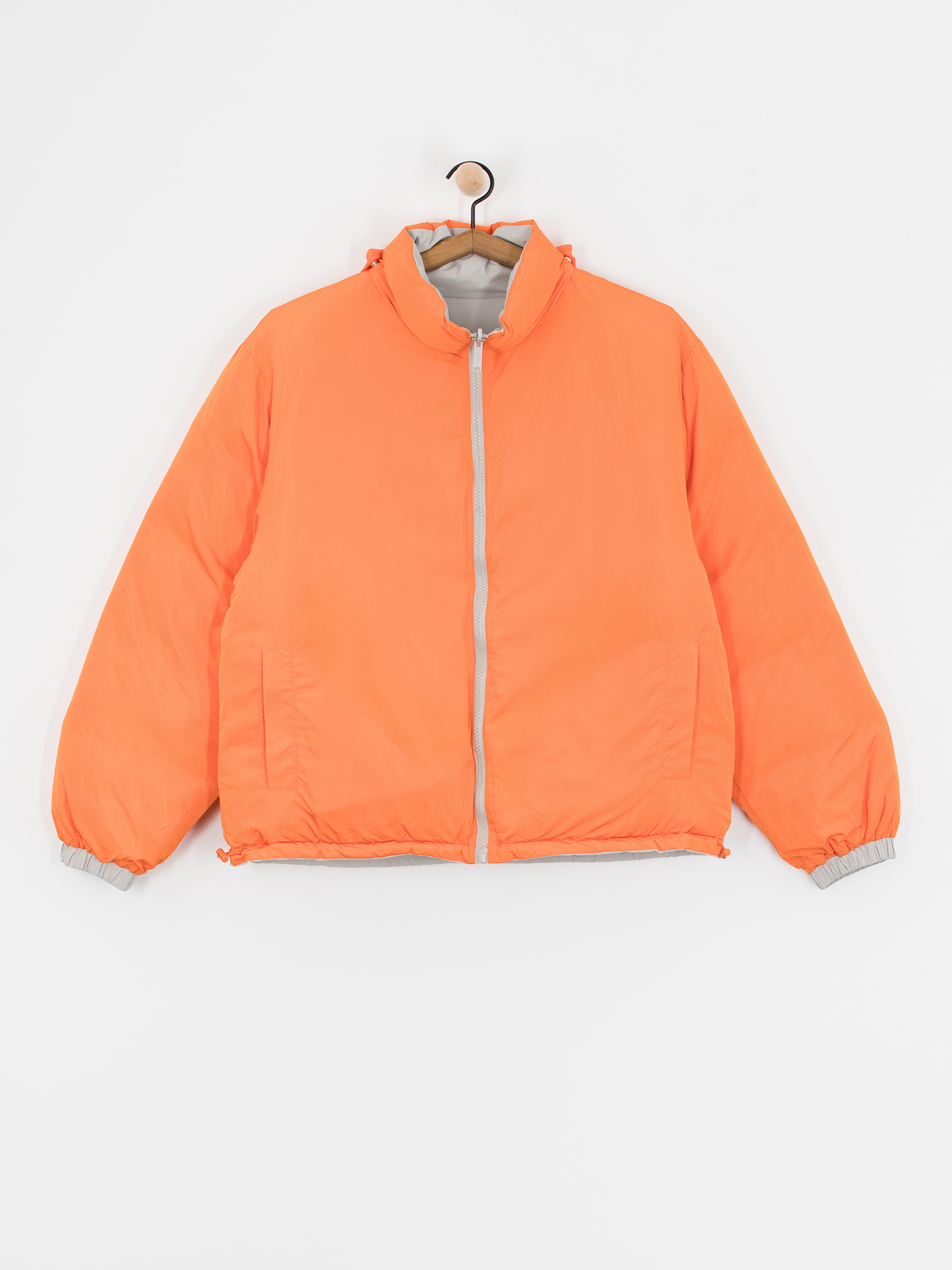 Wasted Paris Pulse Puffer Jacket - grey, orange (silver)