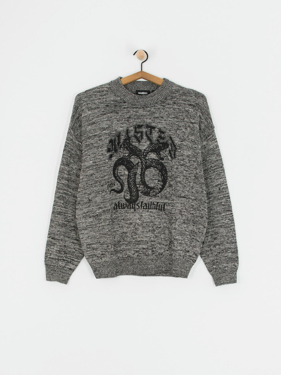 Wasted Paris Lethal Sweater (black/charcoal)