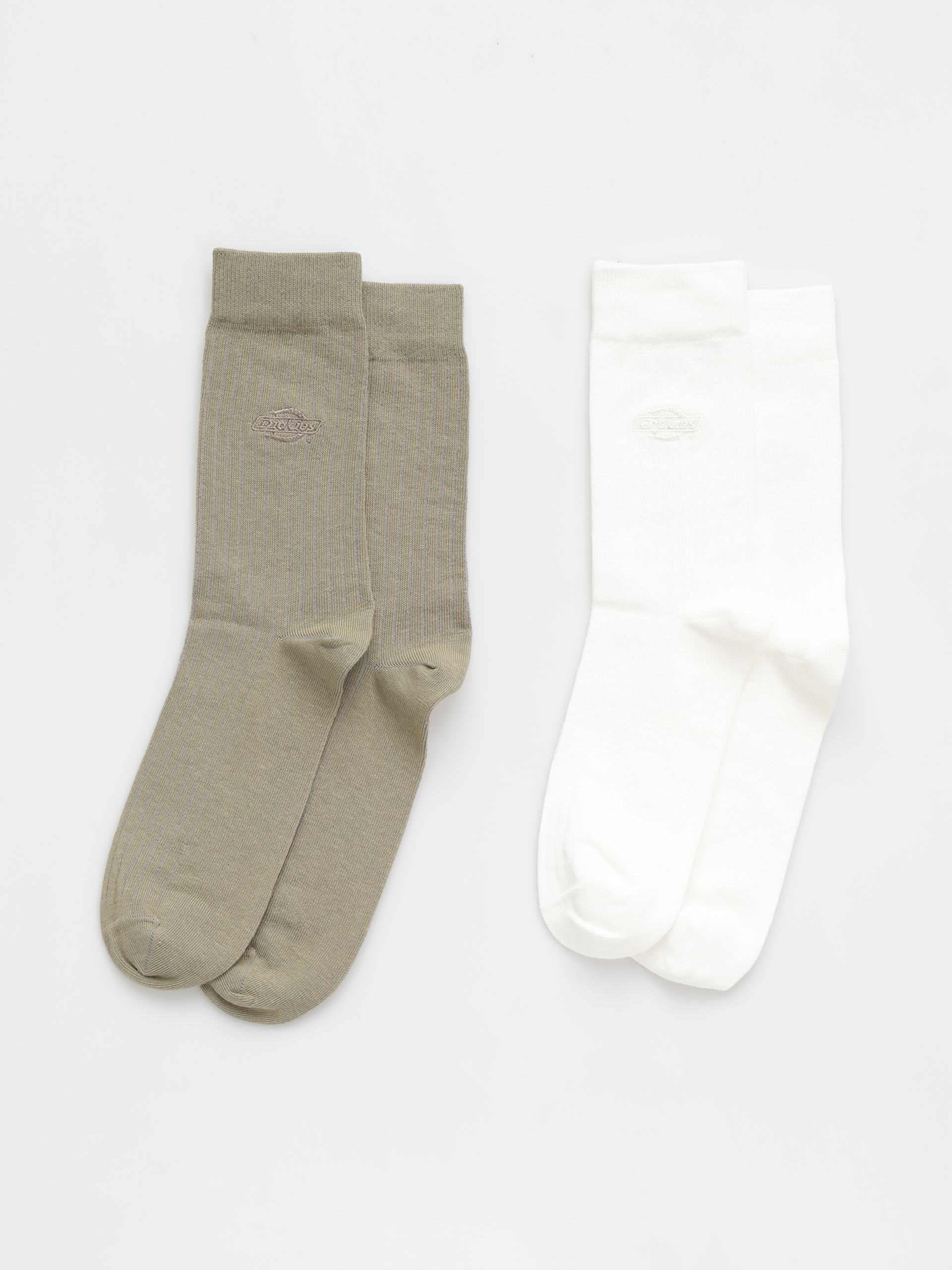 Dickies Rib 2 Pack Socks (imperial green)