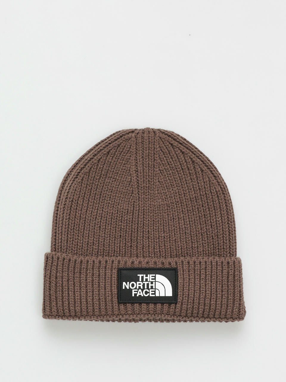 The North Face Tnf Logo Box Beanie (smokey brown)