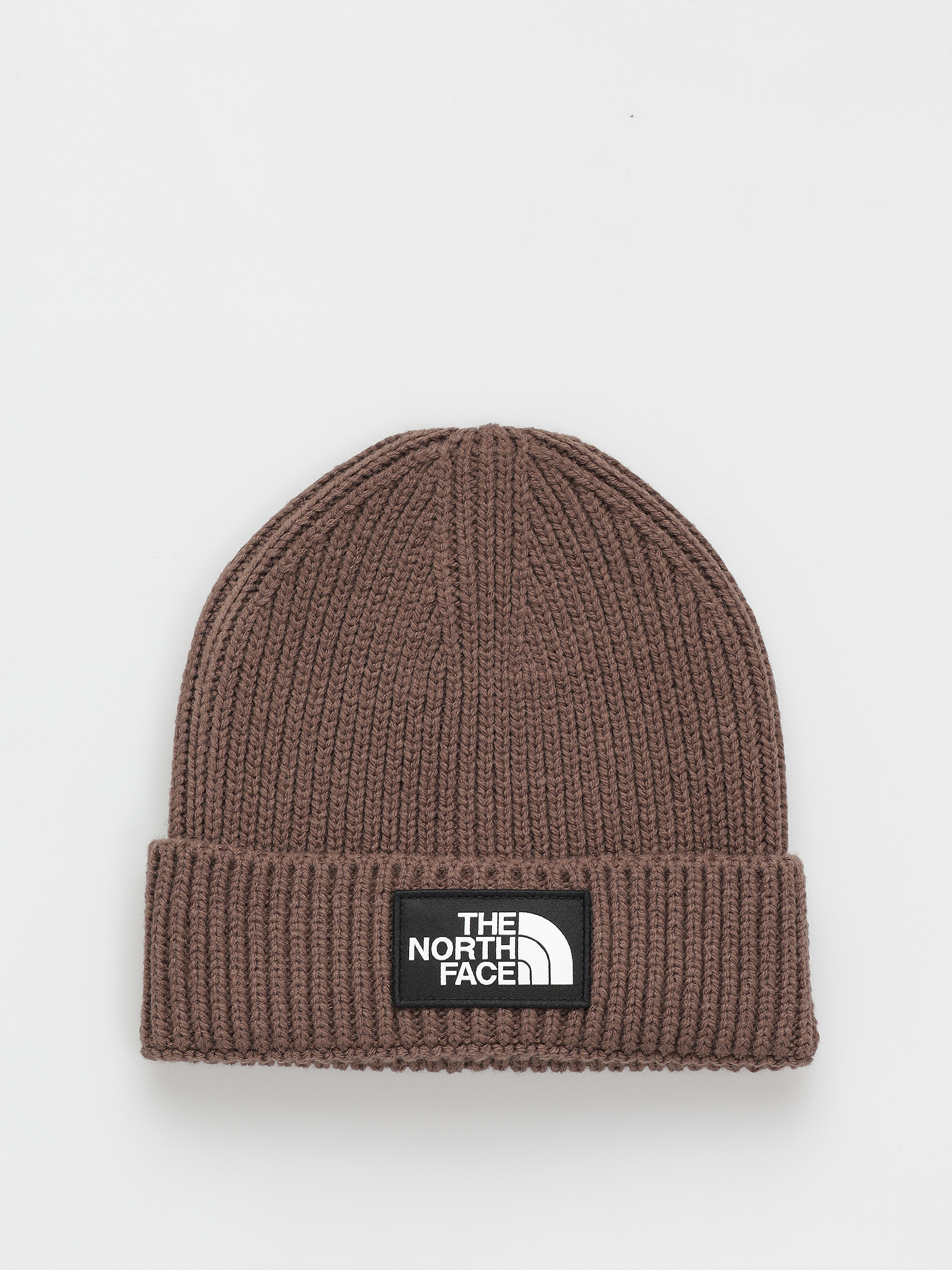 The North Face Tnf Logo Box Beanie (smokey brown)